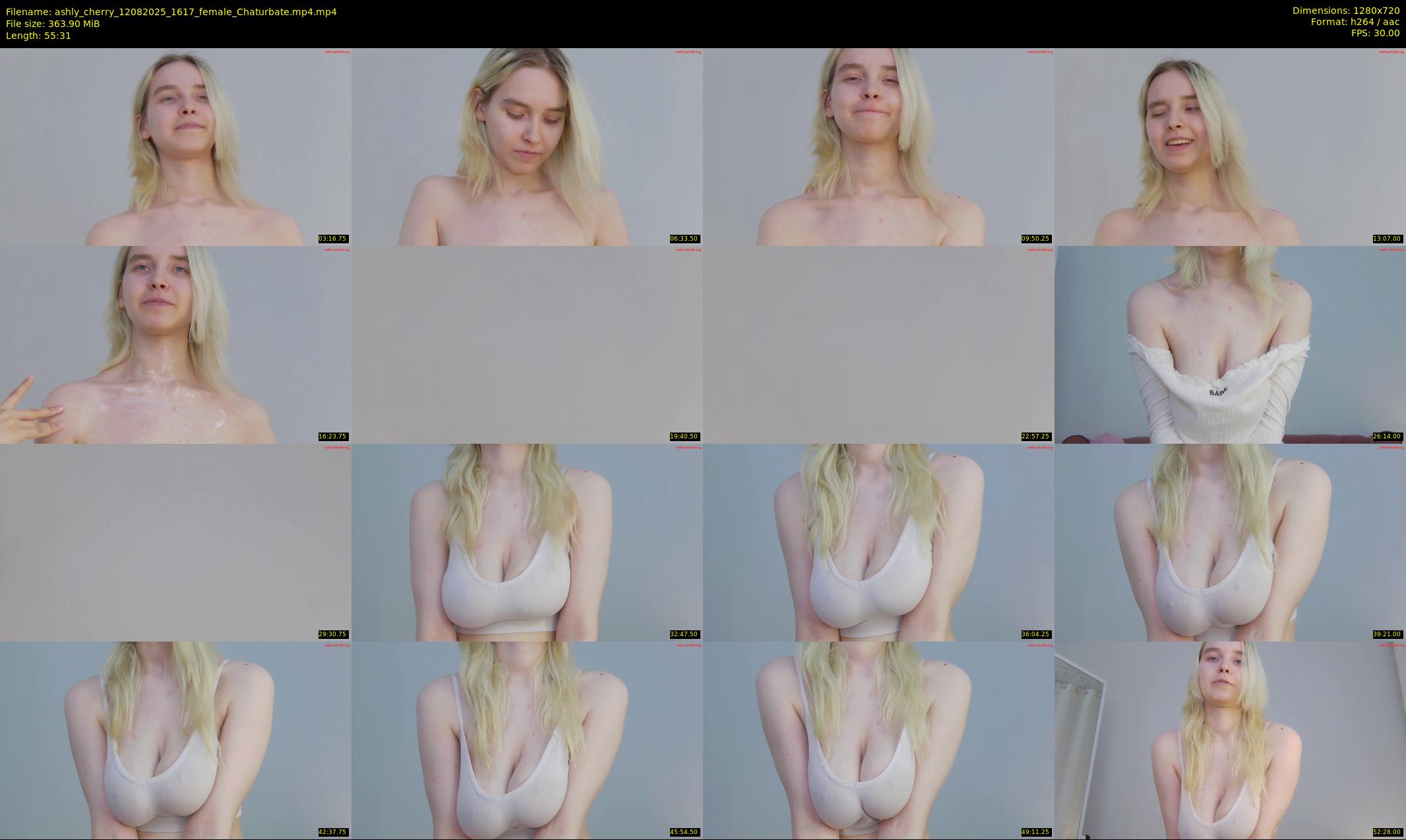 ashly_cherry — 56 minute Chaturbate female cam show recording, 720p, Aug 12, 2025