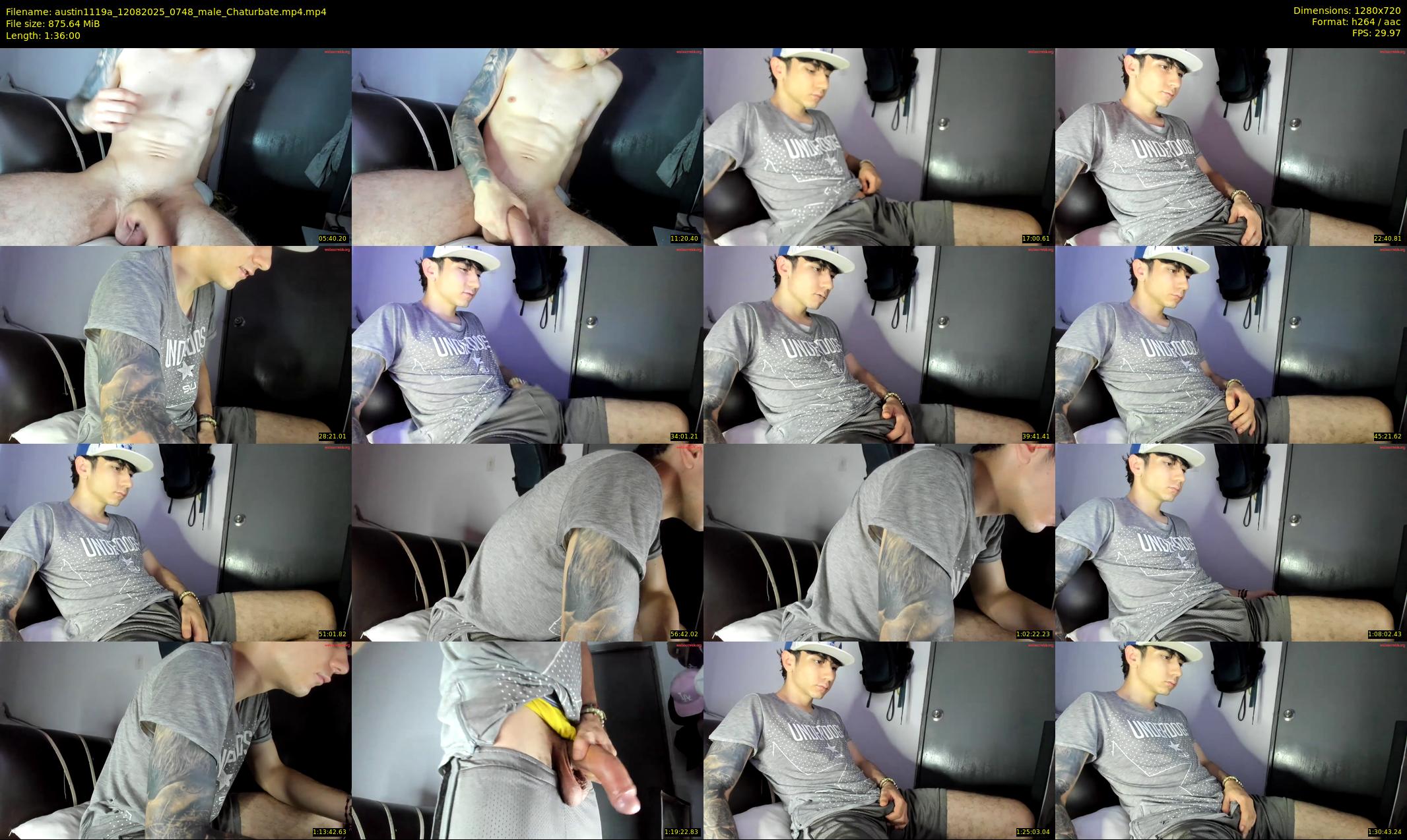 austin1119a — 96 minute Chaturbate male cam show recording, 720p, Aug 12, 2025