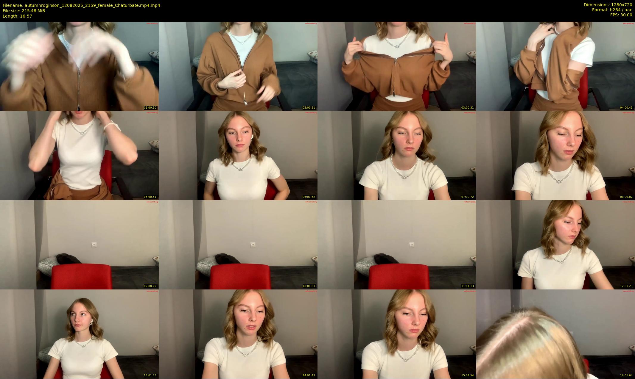 autumnroginson — 17 minute Chaturbate female cam show recording, 720p, Aug 12, 2025