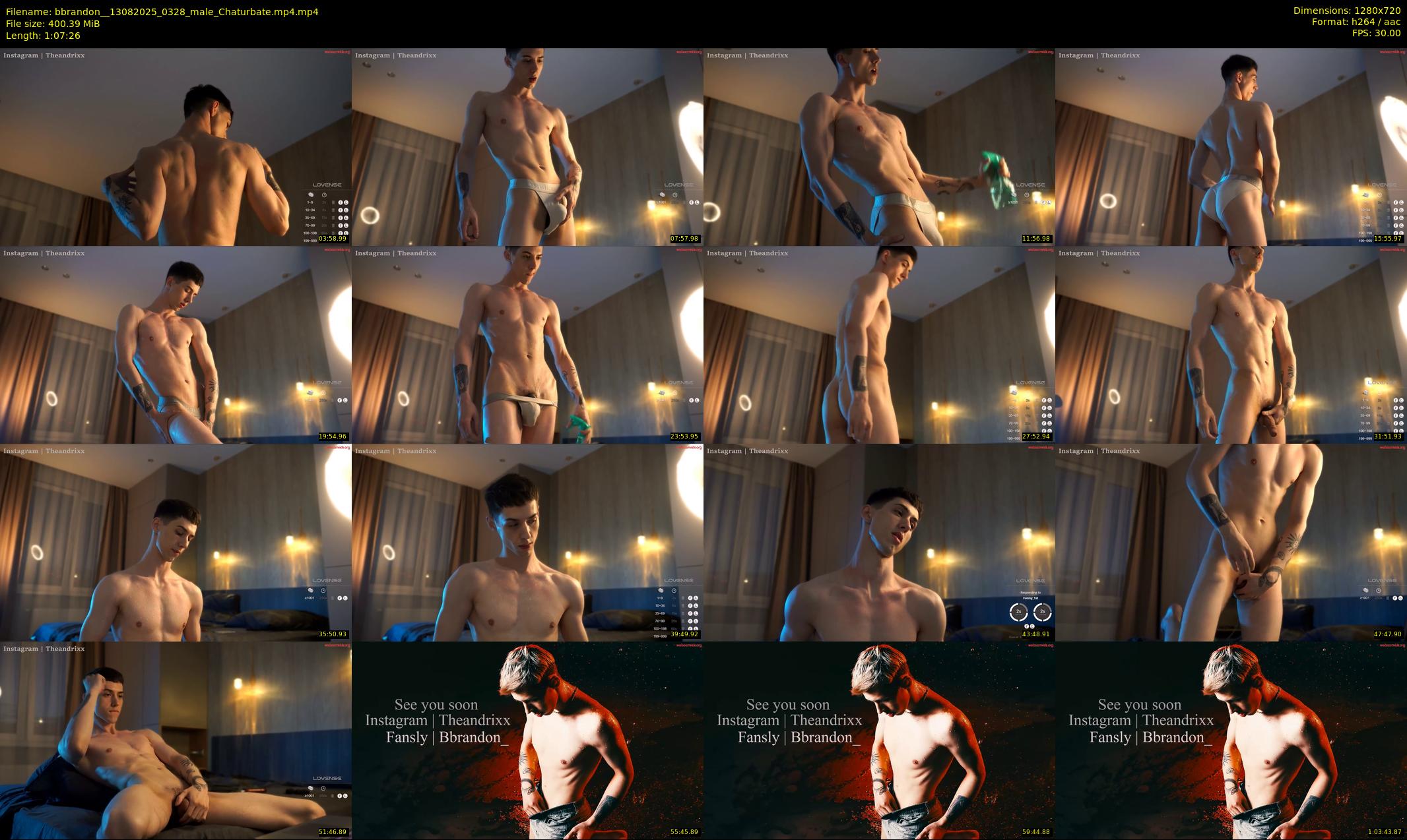 bbrandon_ — 68 minute Chaturbate male cam show recording, 720p, Aug 13, 2025