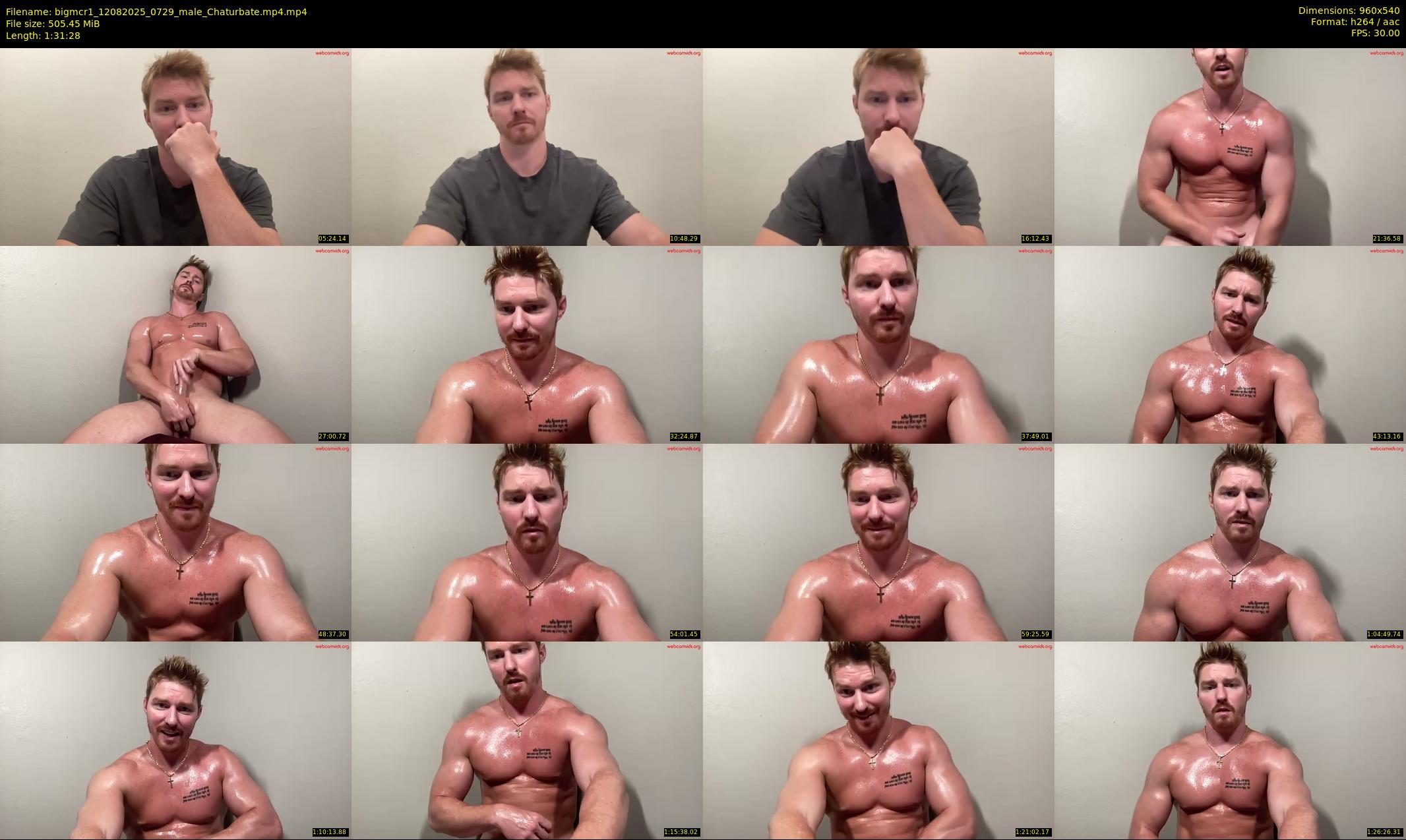 bigmcr1 — 92 minute Chaturbate male cam show recording, 480p, Aug 12, 2025