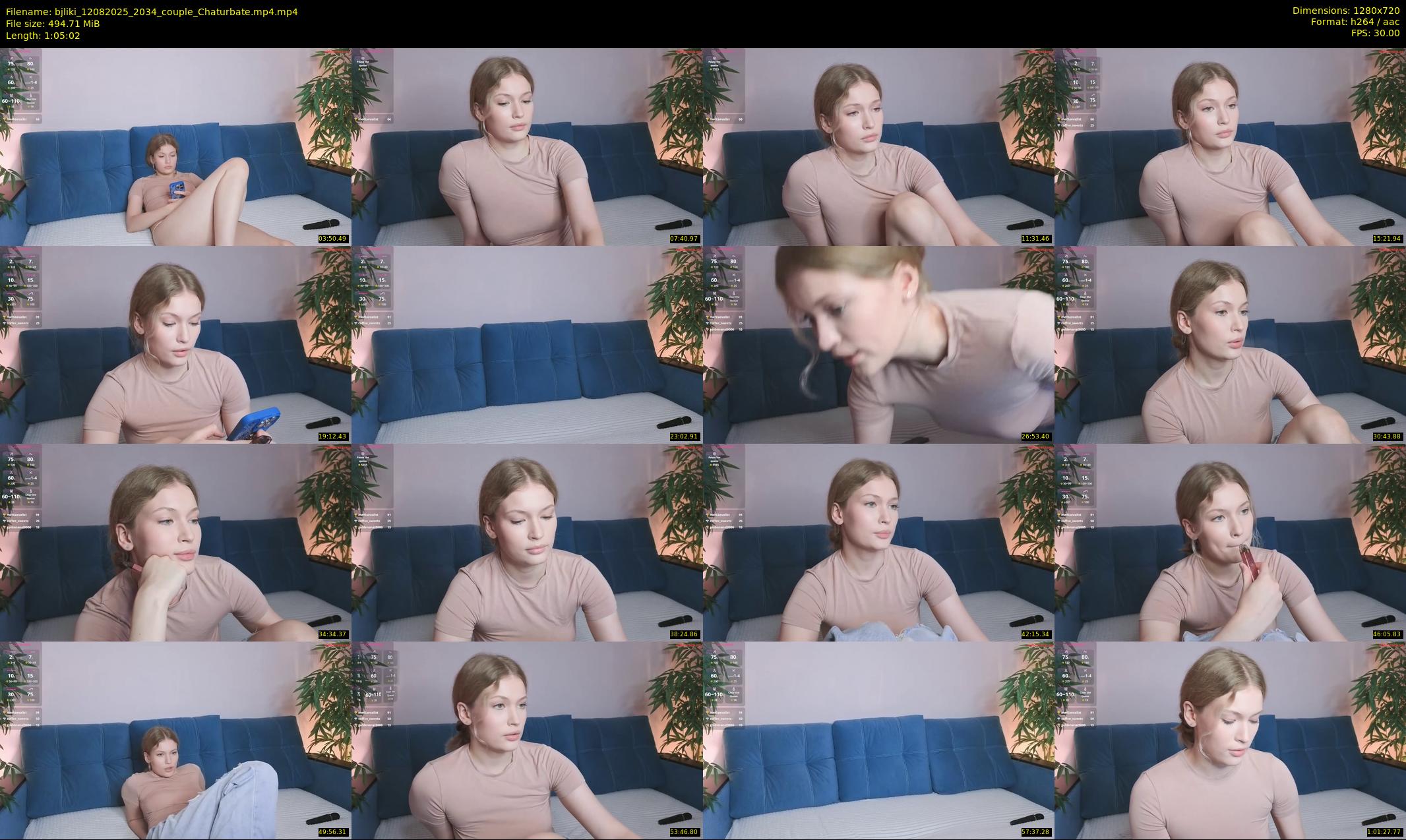 bjliki — 66 minute Chaturbate couple cam show recording, 720p, Aug 12, 2025
