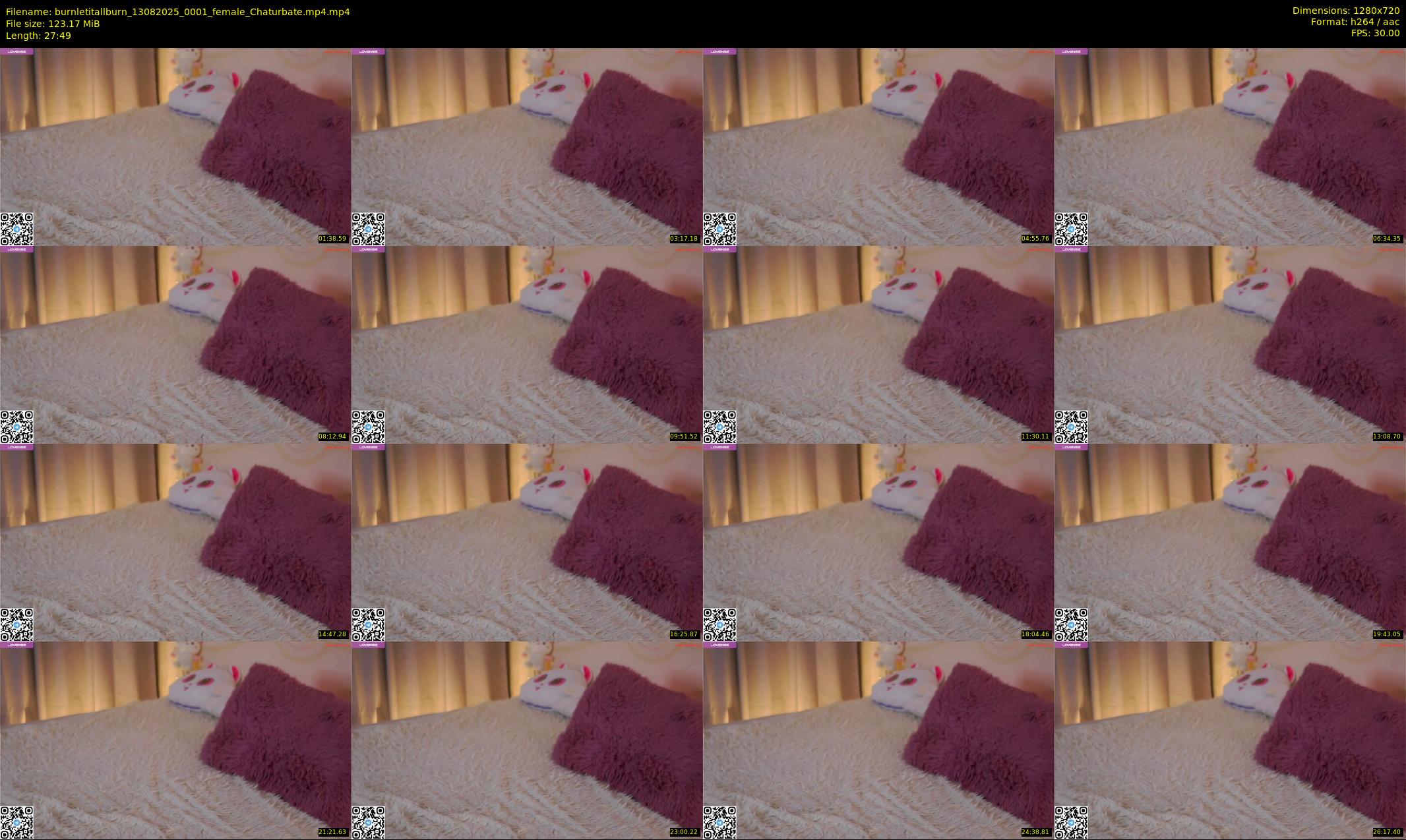 burnletitallburn — 28 minute Chaturbate female cam show recording, 720p, Aug 13, 2025
