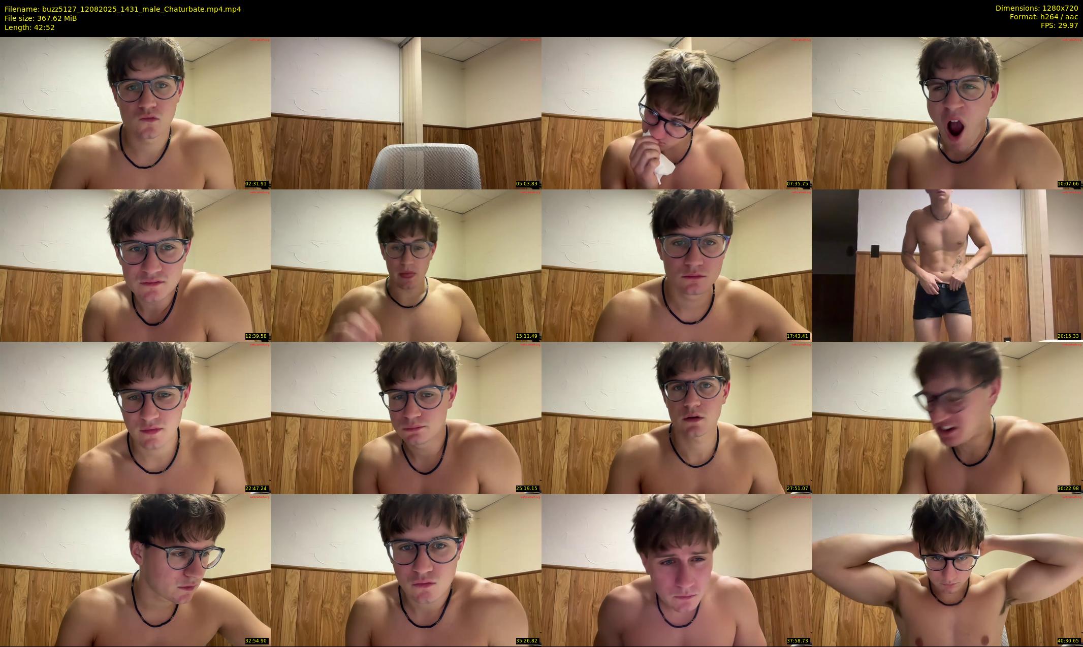 buzz5127 — 43 minute Chaturbate male cam show recording, 720p, Aug 12, 2025