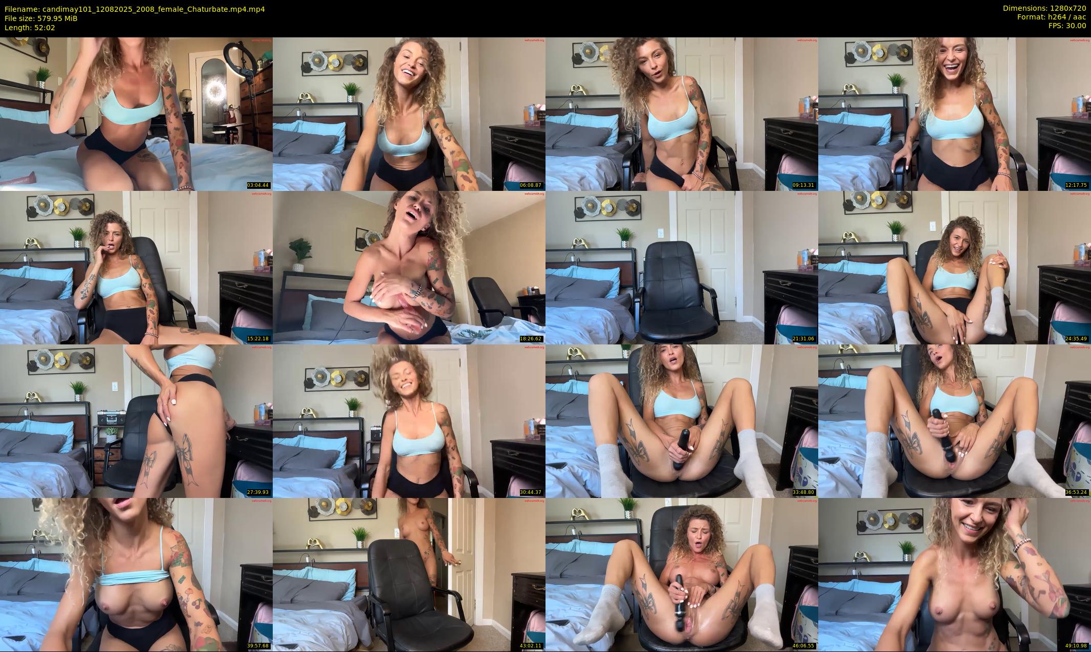 candimay101 — 53 minute Chaturbate female cam show recording, 720p, Aug 12, 2025