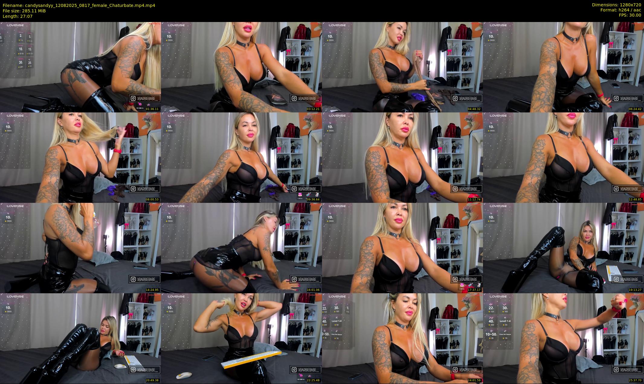 candysandyy — 28 minute Chaturbate female cam show recording, 720p, Aug 12, 2025