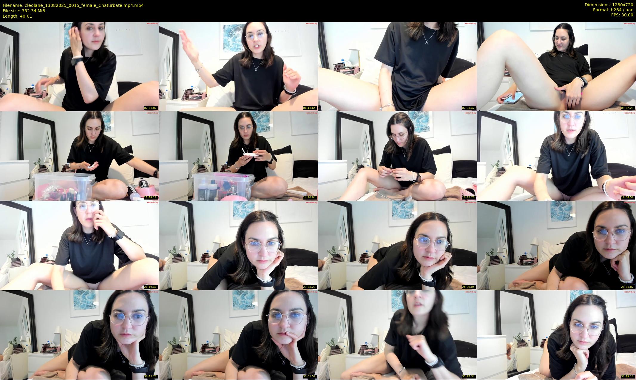 cleolane — 41 minute Chaturbate female cam show recording, 720p, Aug 13, 2025