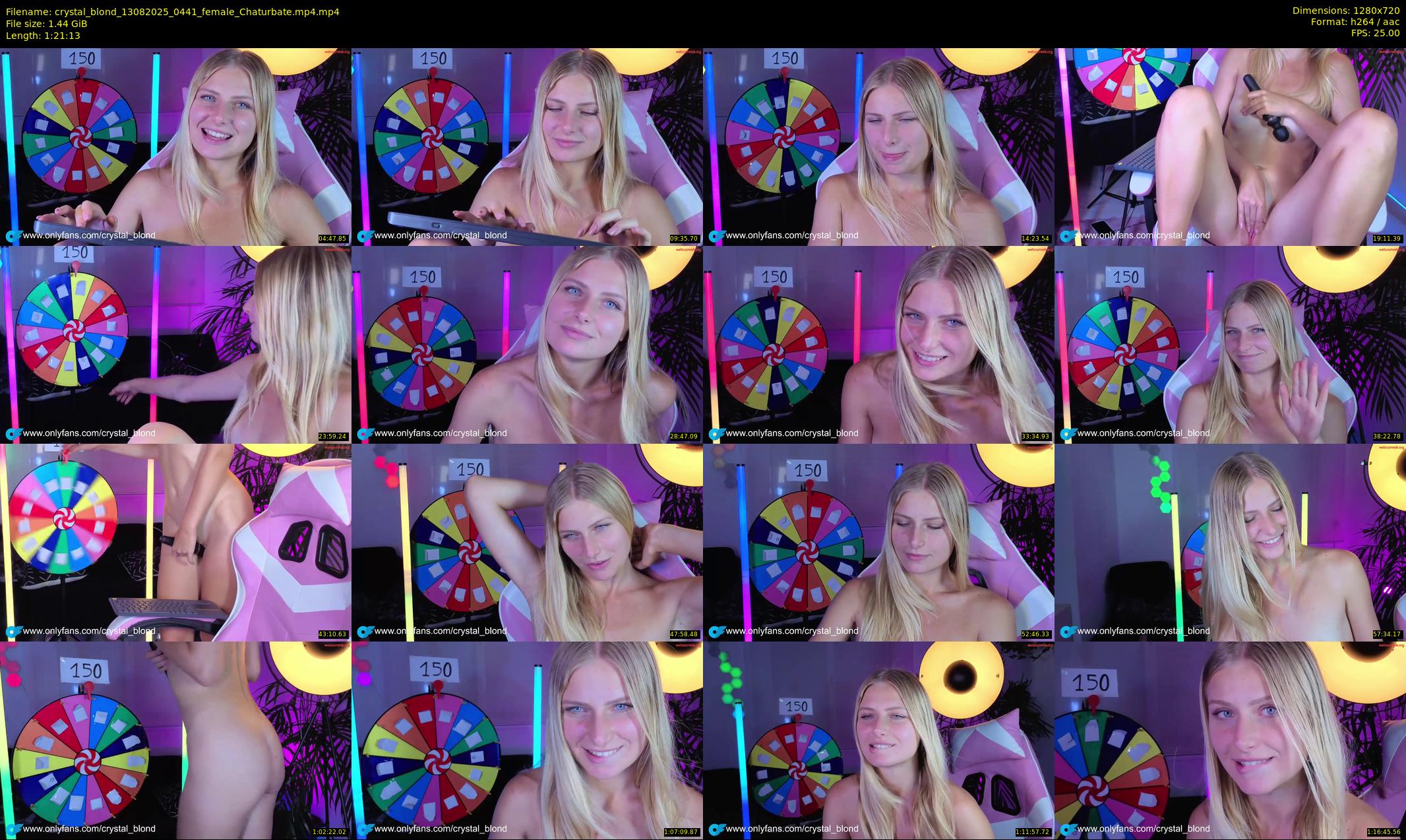 crystal_blond — 82 minute Chaturbate female cam show recording, 720p, Aug 13, 2025