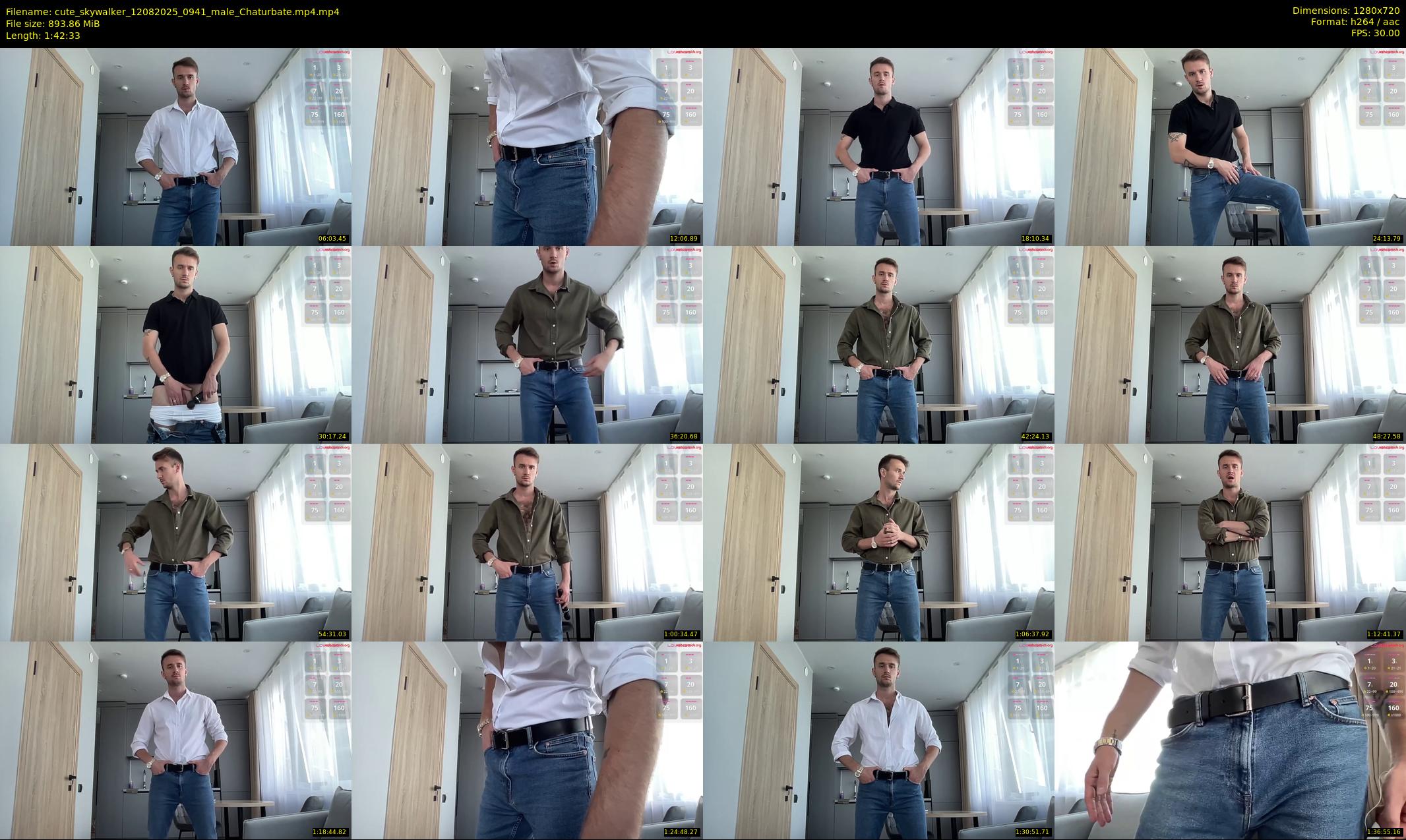 cute_skywalker — 103 minute Chaturbate male cam show recording, 720p, Aug 12, 2025