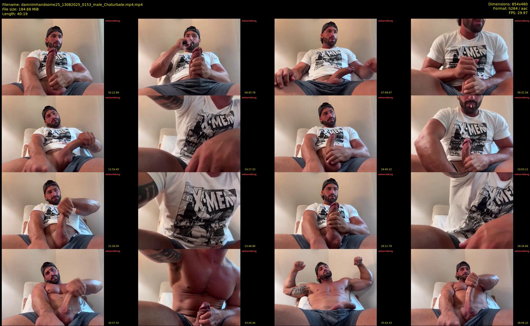 damnimhandsome25 — 41 minute Chaturbate male cam show recording, 480p, Aug 13, 2025