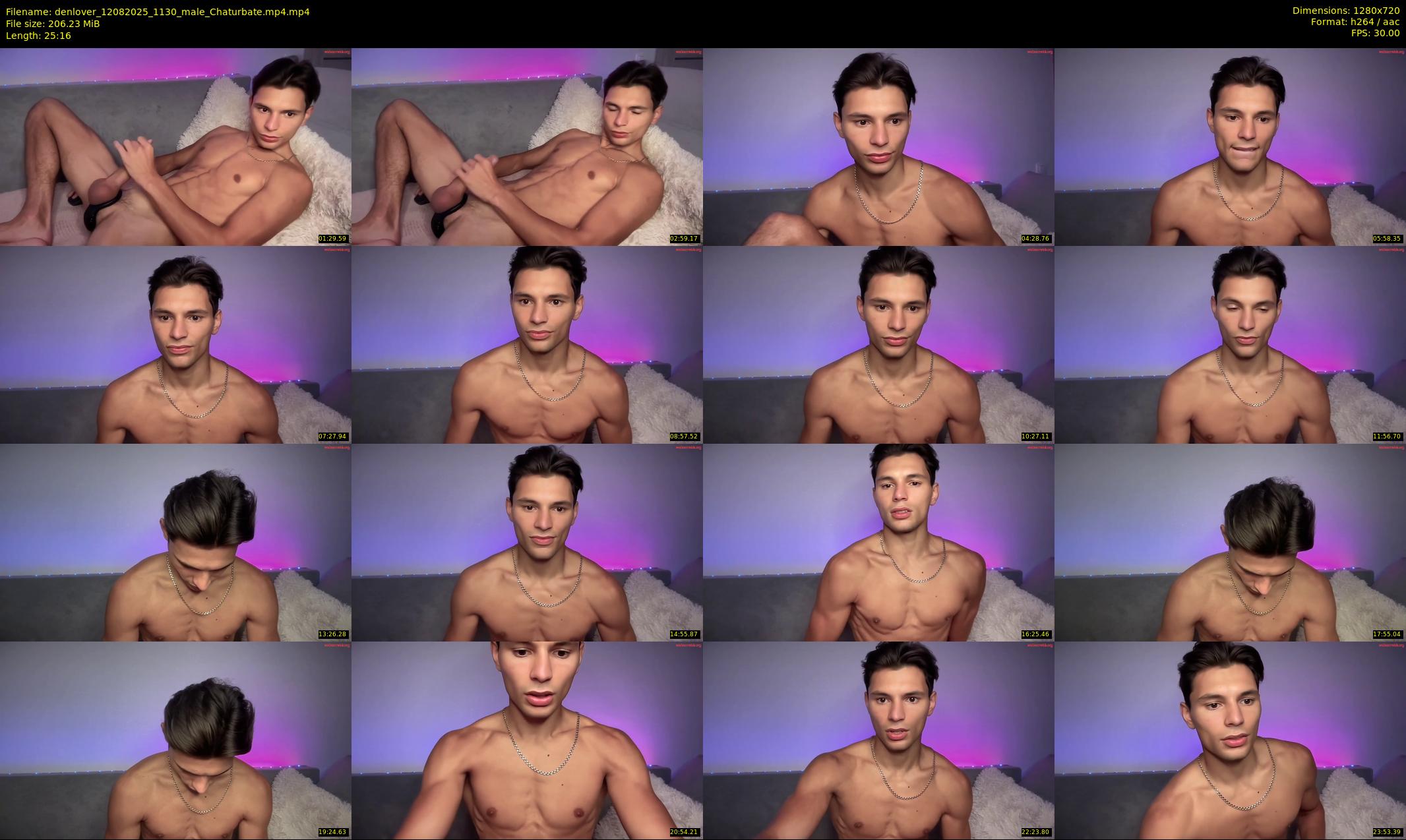 denlover — 26 minute Chaturbate male cam show recording, 720p, Aug 12, 2025