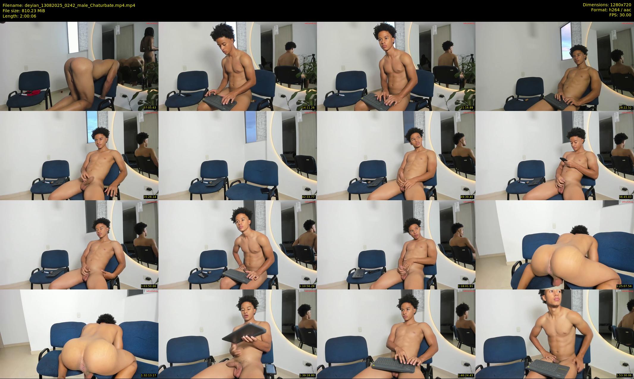 deyian — 121 minute Chaturbate male cam show recording, 720p, Aug 13, 2025