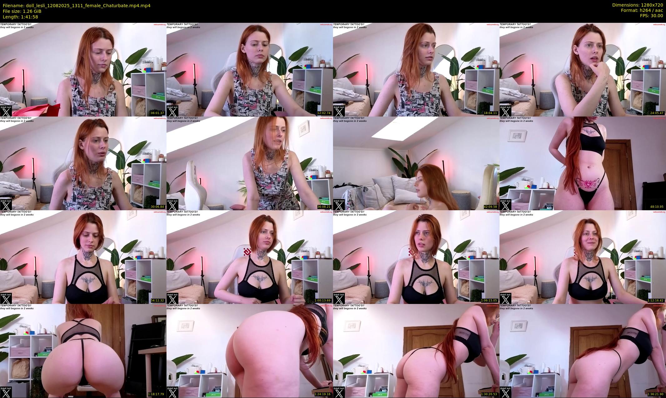 doll_lesli — 102 minute Chaturbate female cam show recording, 720p, Aug 12, 2025