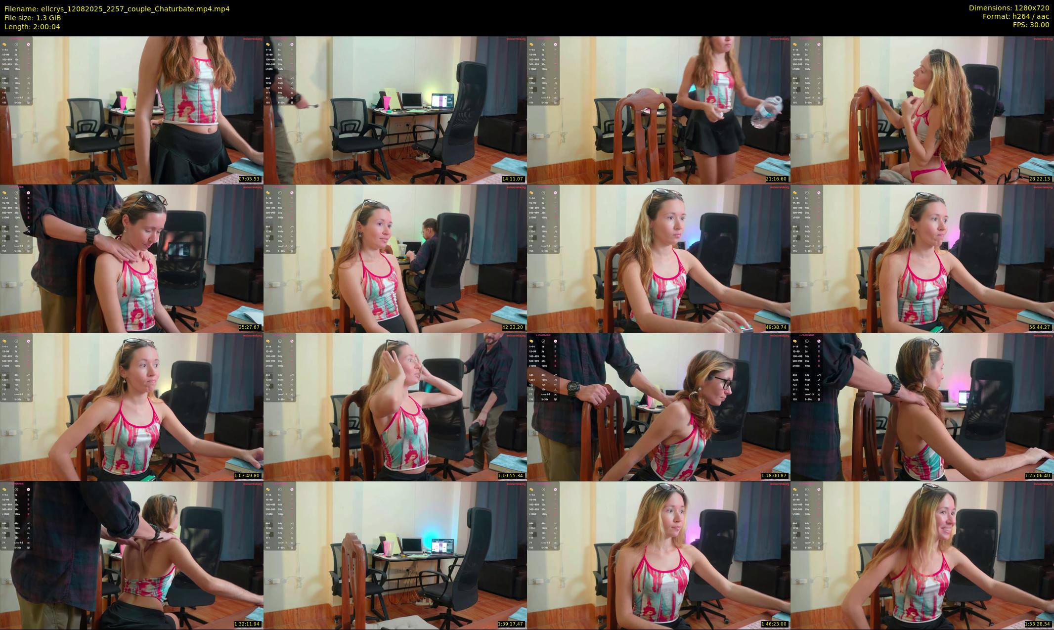 ellcrys — 121 minute Chaturbate couple cam show recording, 720p, Aug 12, 2025