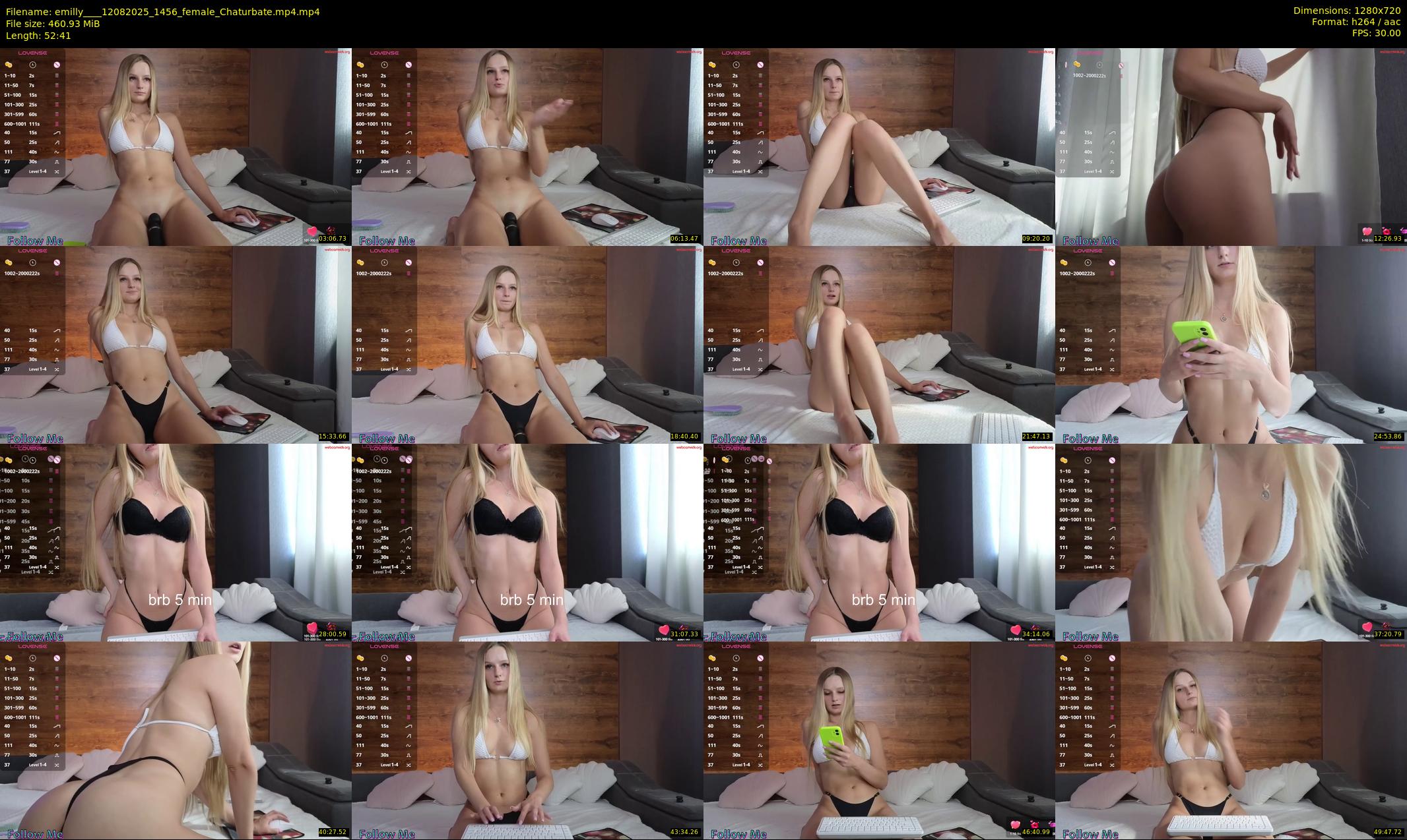 emilly___ — 53 minute Chaturbate female cam show recording, 720p, Aug 12, 2025
