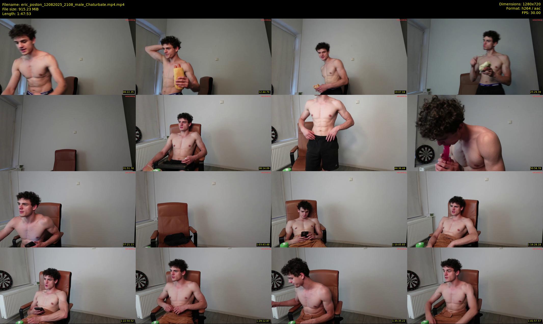 eric_poston — 108 minute Chaturbate male cam show recording, 720p, Aug 12, 2025