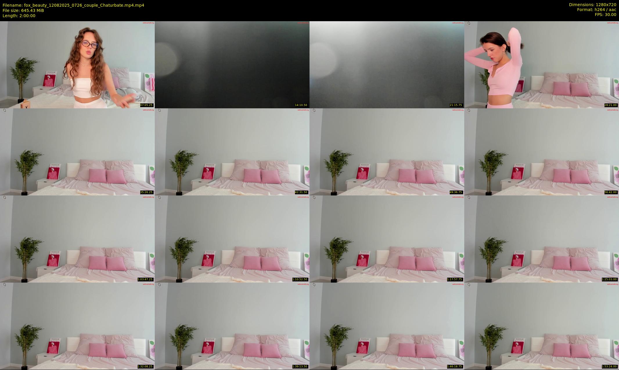 fox_beauty — 120 minute Chaturbate couple cam show recording, 720p, Aug 12, 2025