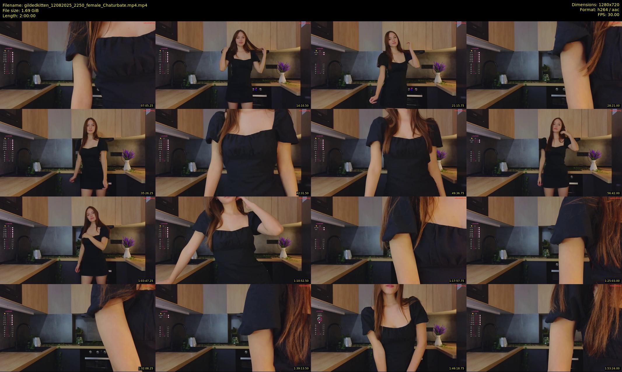 gildedkitten — 120 minute Chaturbate female cam show recording, 720p, Aug 12, 2025