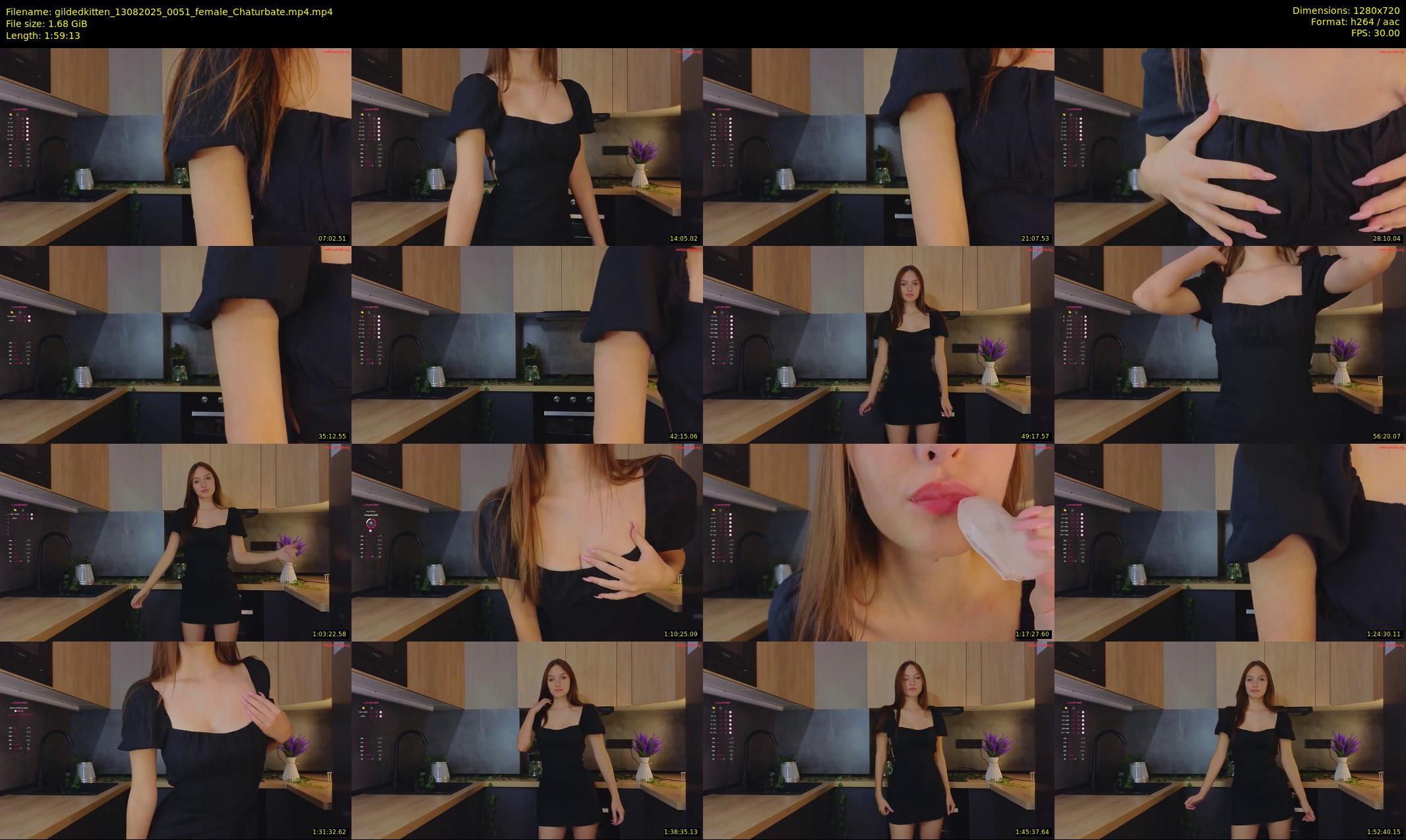 gildedkitten — 120 minute Chaturbate female cam show recording, 720p, Aug 13, 2025