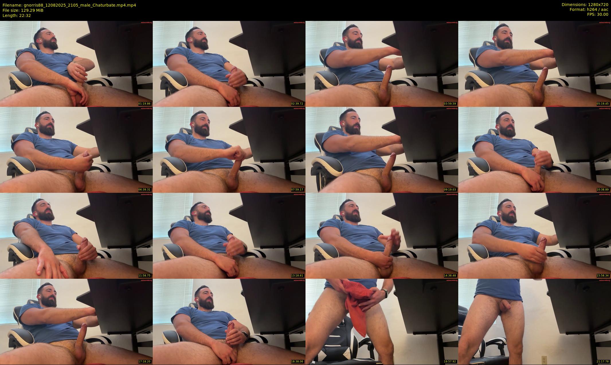 gnorris88 — 23 minute Chaturbate male cam show recording, 720p, Aug 12, 2025