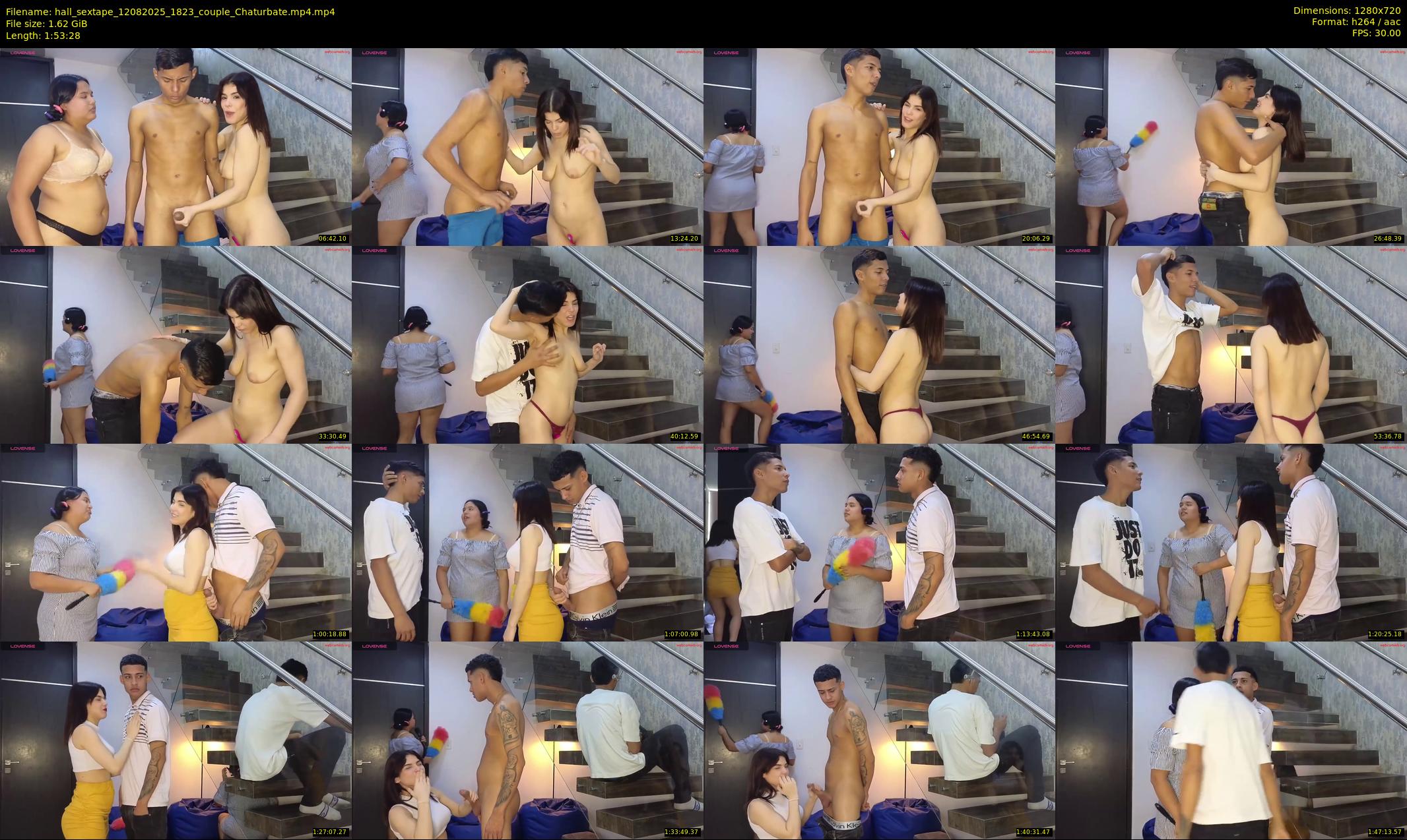 hall_sextape — 114 minute Chaturbate couple cam show recording, 720p, Aug 12, 2025