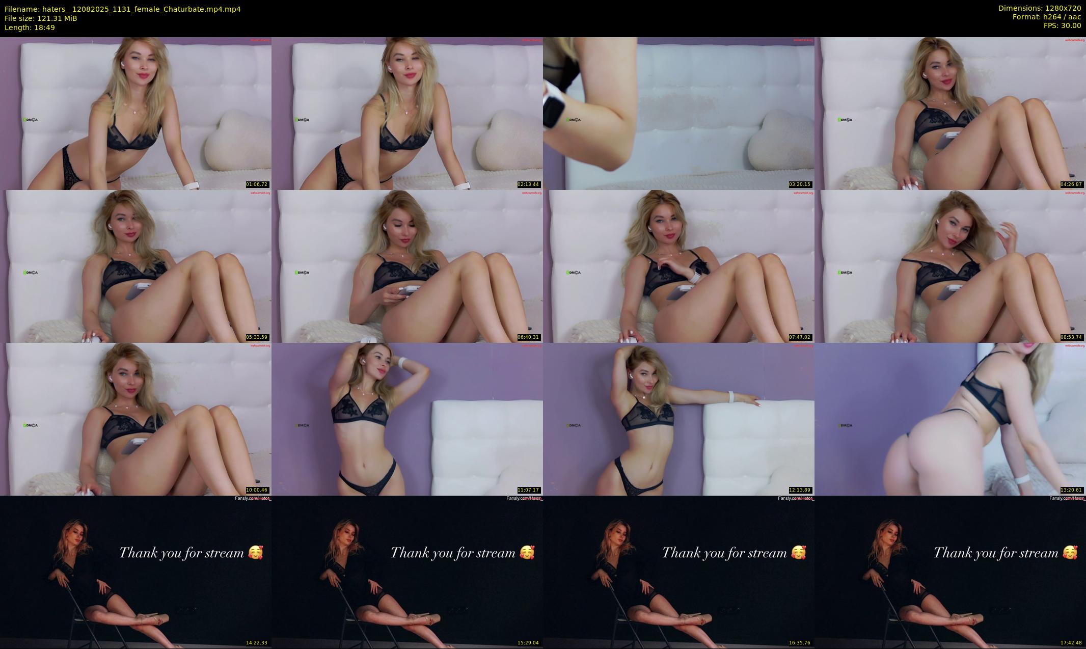 haters_ — 19 minute Chaturbate female cam show recording, 720p, Aug 12, 2025