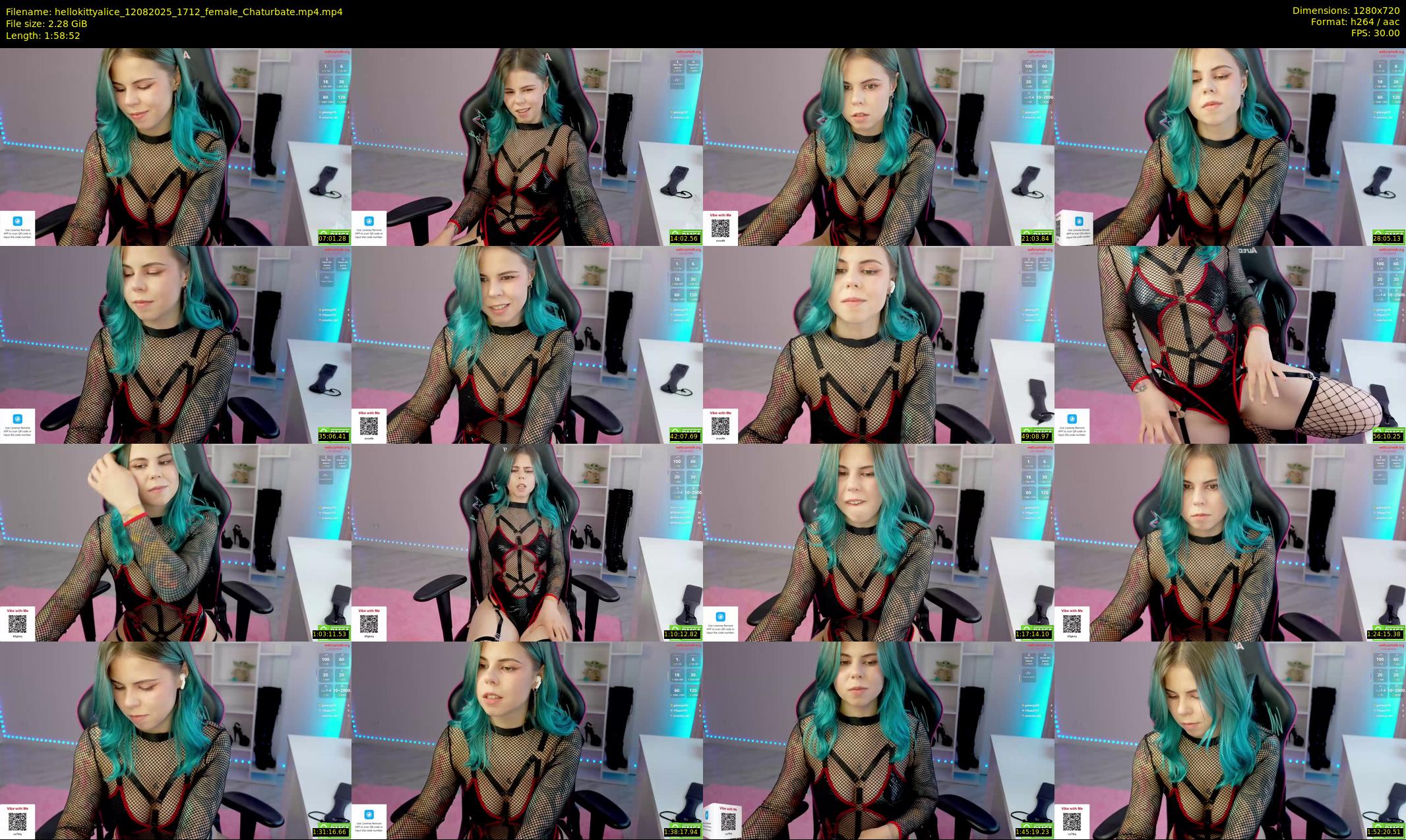hellokittyalice — 119 minute Chaturbate female cam show recording, 720p, Aug 12, 2025