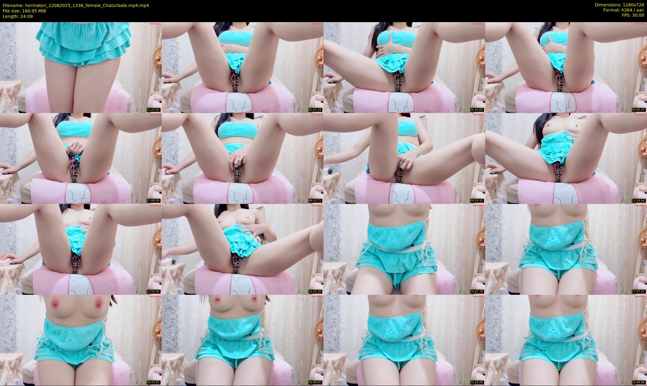 horinatori — 25 minute Chaturbate female cam show recording, 720p, Aug 12, 2025
