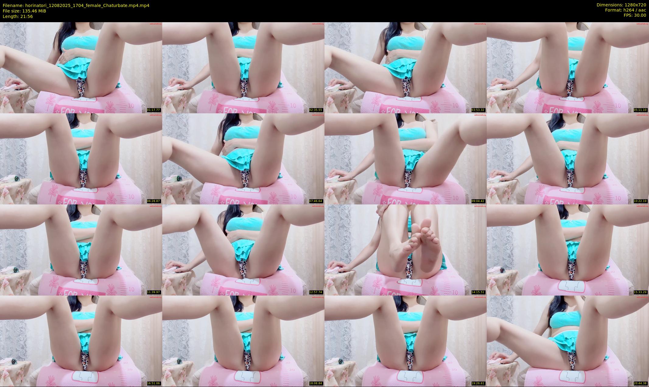 horinatori — 22 minute Chaturbate female cam show recording, 720p, Aug 12, 2025