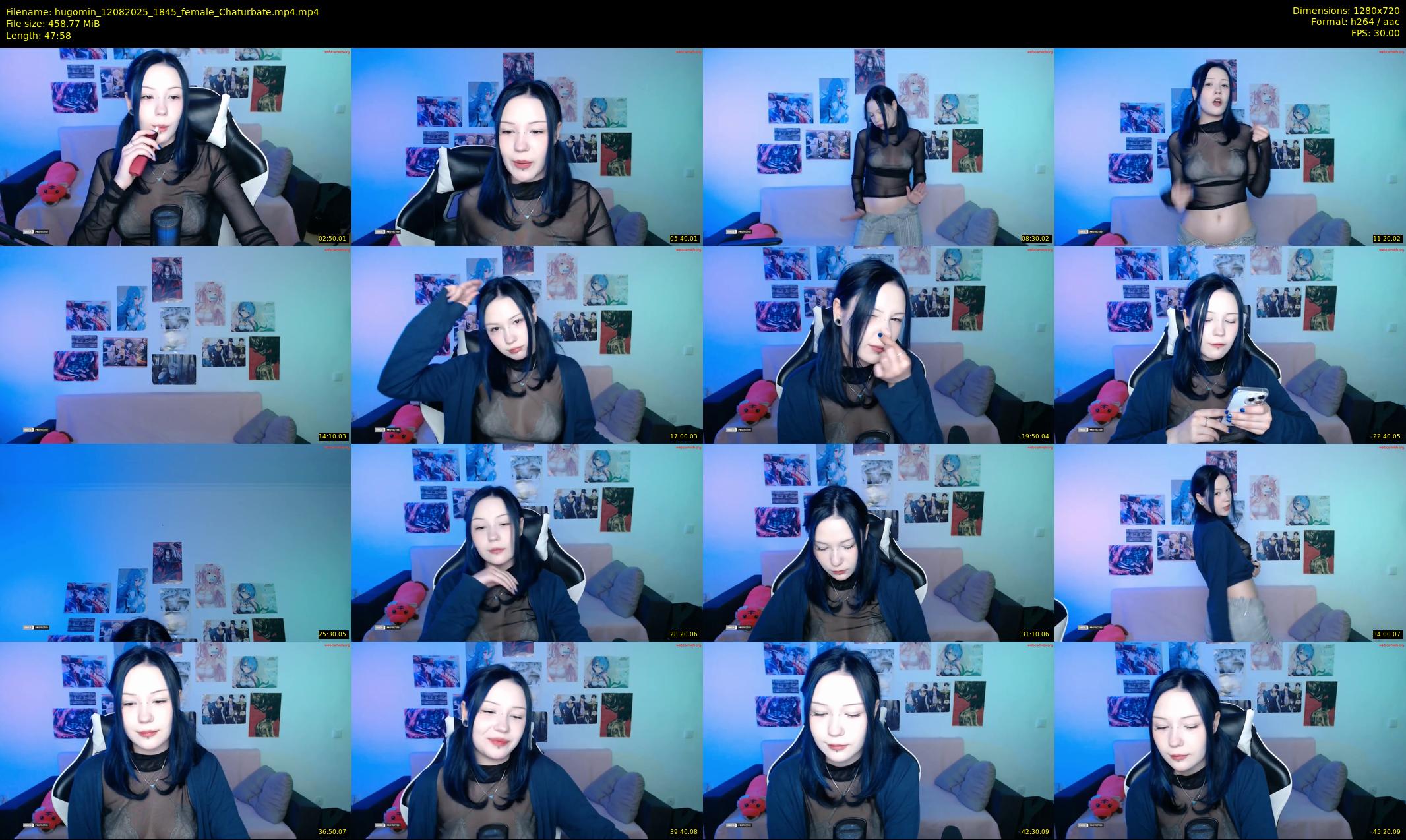 hugomin — 48 minute Chaturbate female cam show recording, 720p, Aug 12, 2025