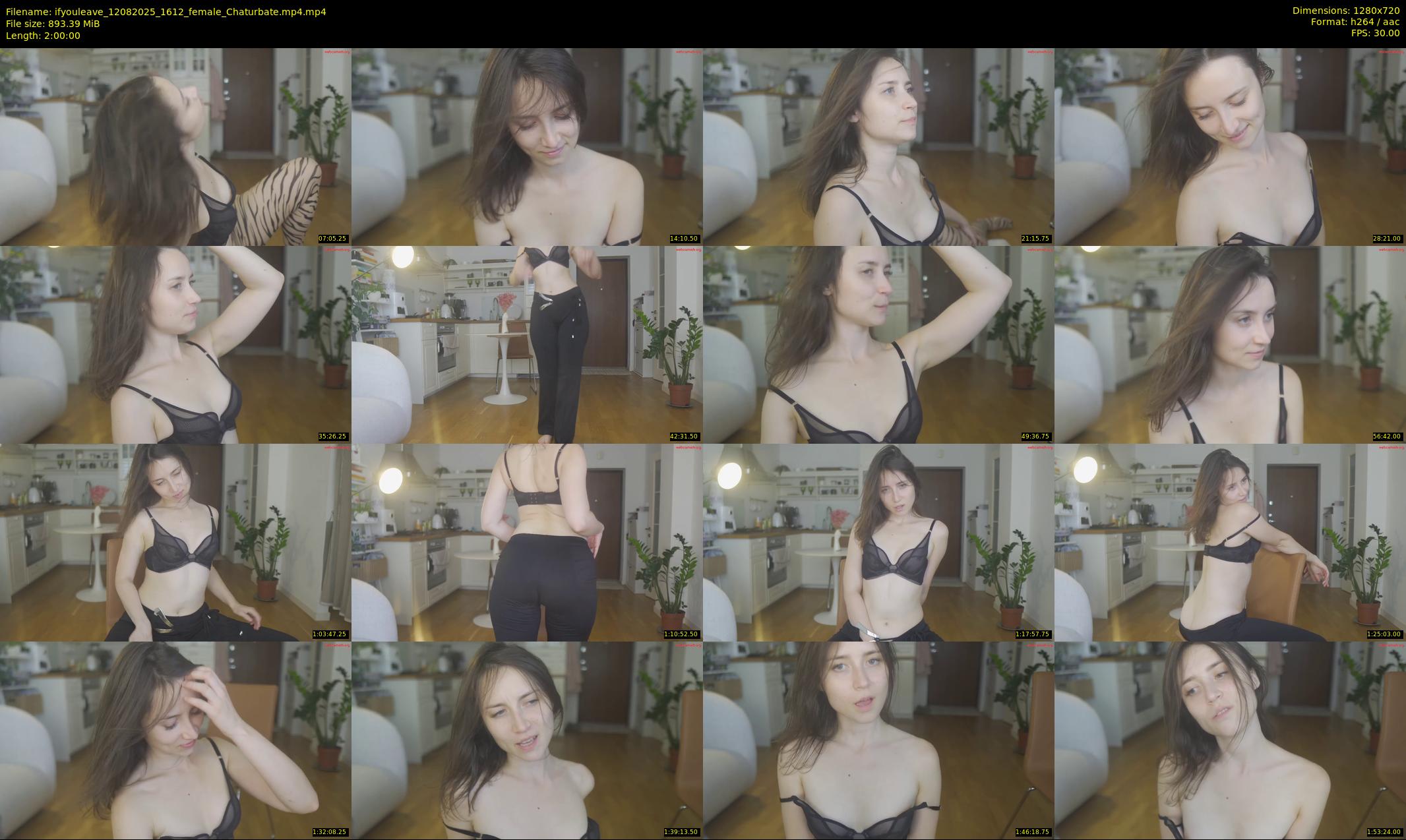 ifyouleave — 120 minute Chaturbate female cam show recording, 720p, Aug 12, 2025