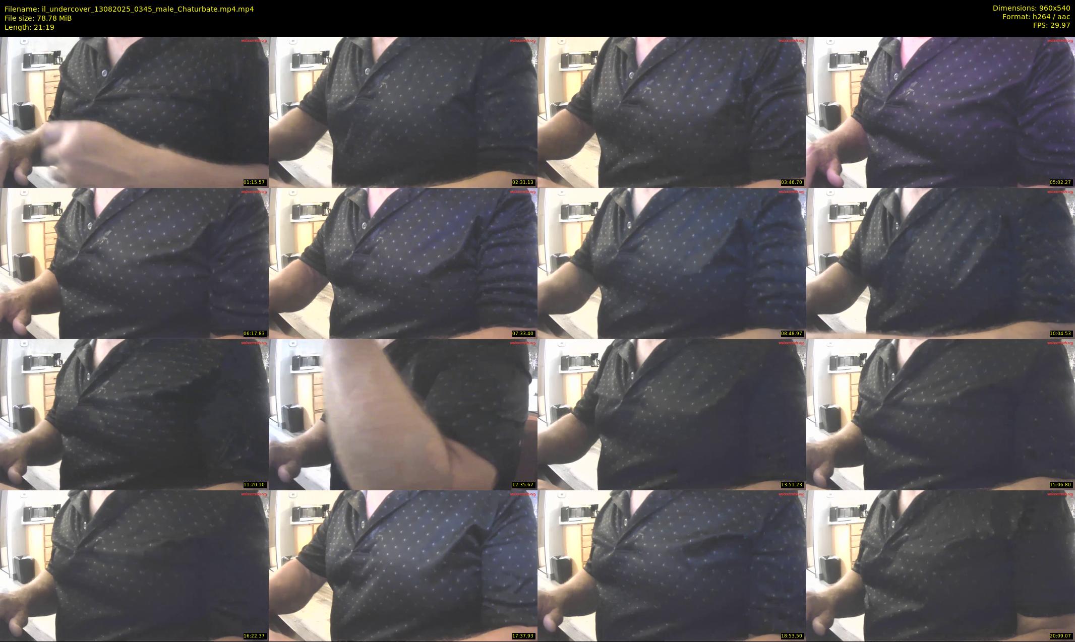 il_undercover — 22 minute Chaturbate male cam show recording, 480p, Aug 13, 2025