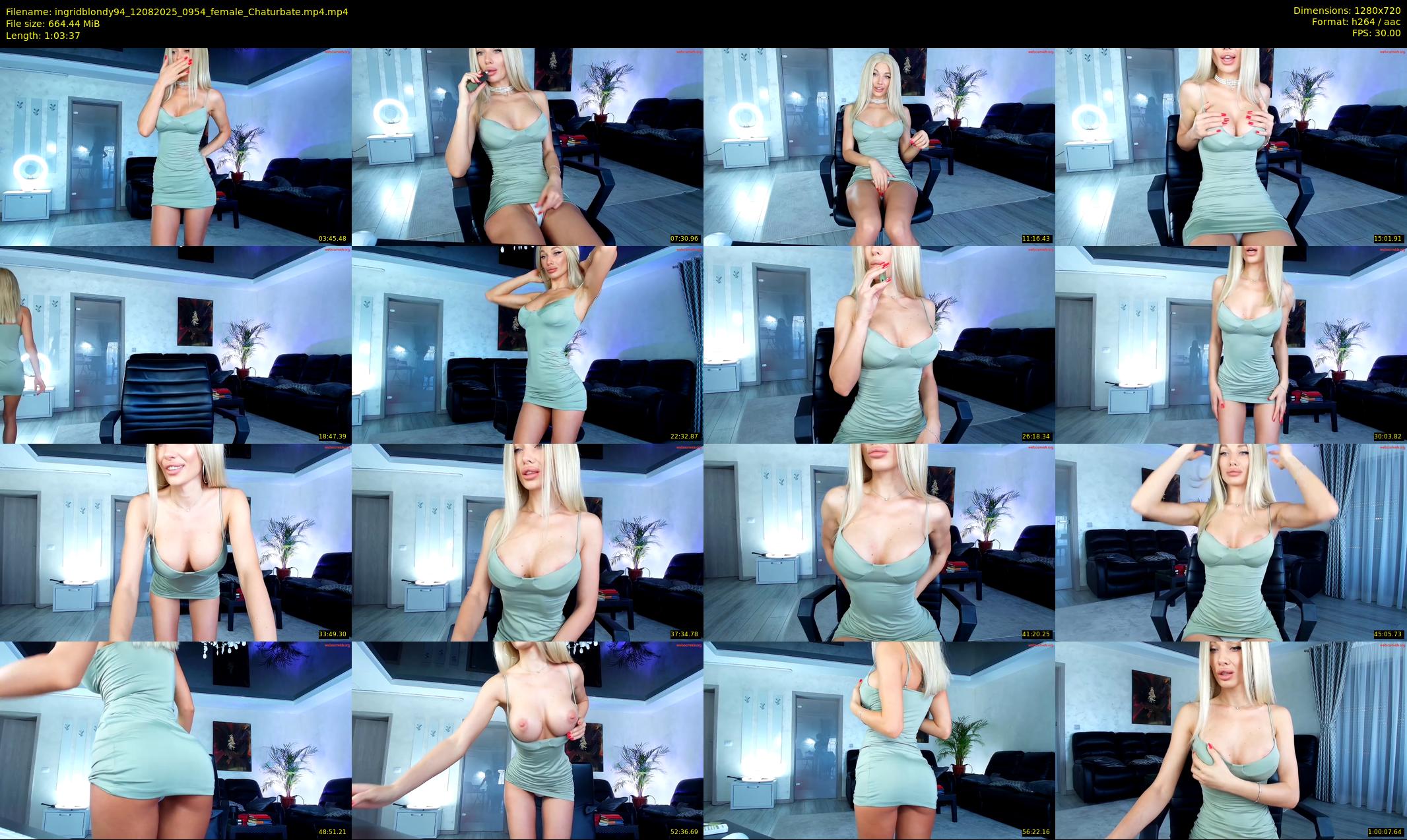 ingridblondy94 — 64 minute Chaturbate female cam show recording, 720p, Aug 12, 2025
