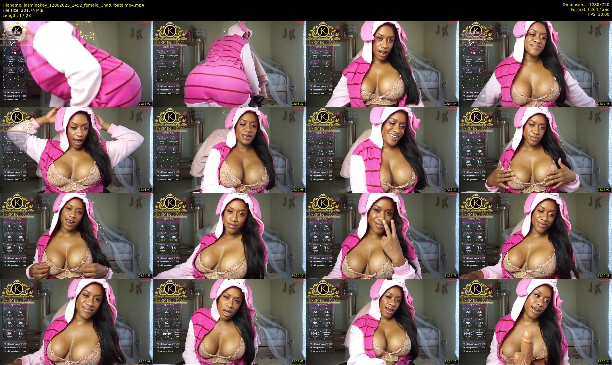 jasminekay — 18 minute Chaturbate female cam show recording, 720p, Aug 12, 2025