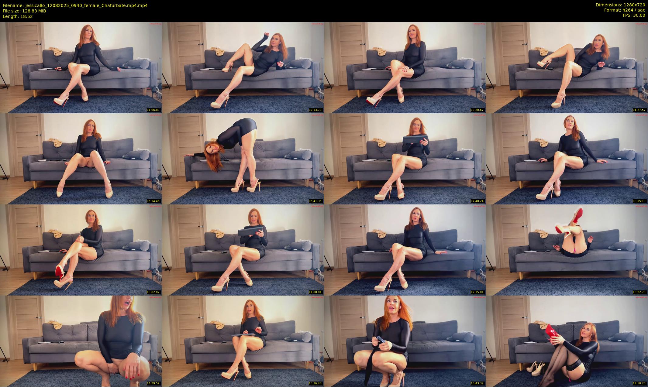jessicallo — 19 minute Chaturbate female cam show recording, 720p, Aug 12, 2025