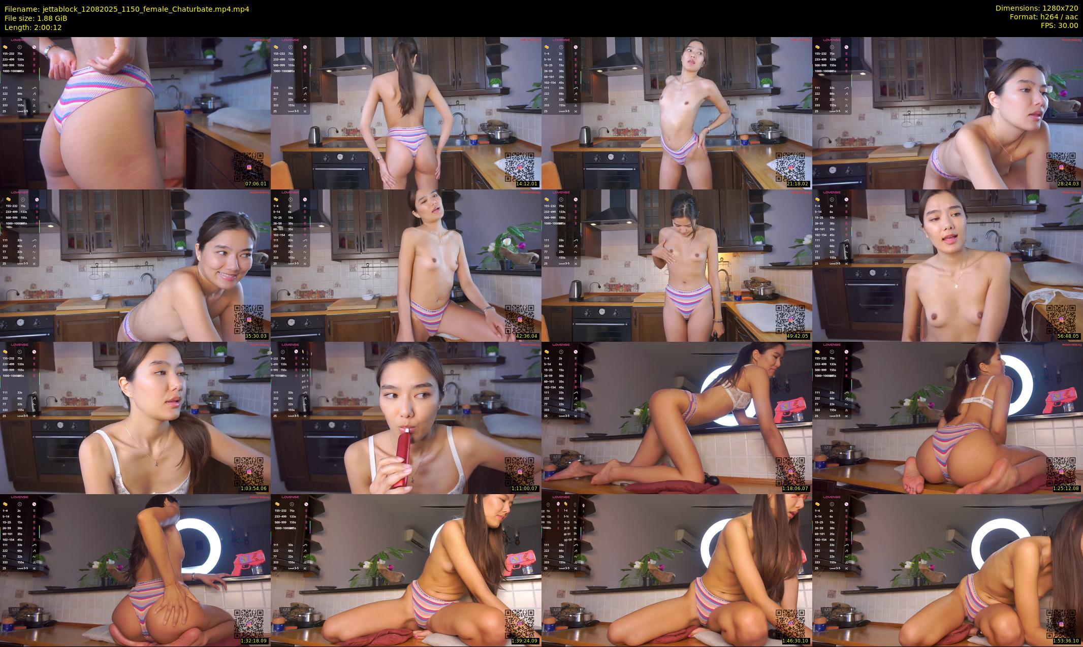jettablock — 121 minute Chaturbate female cam show recording, 720p, Aug 12, 2025