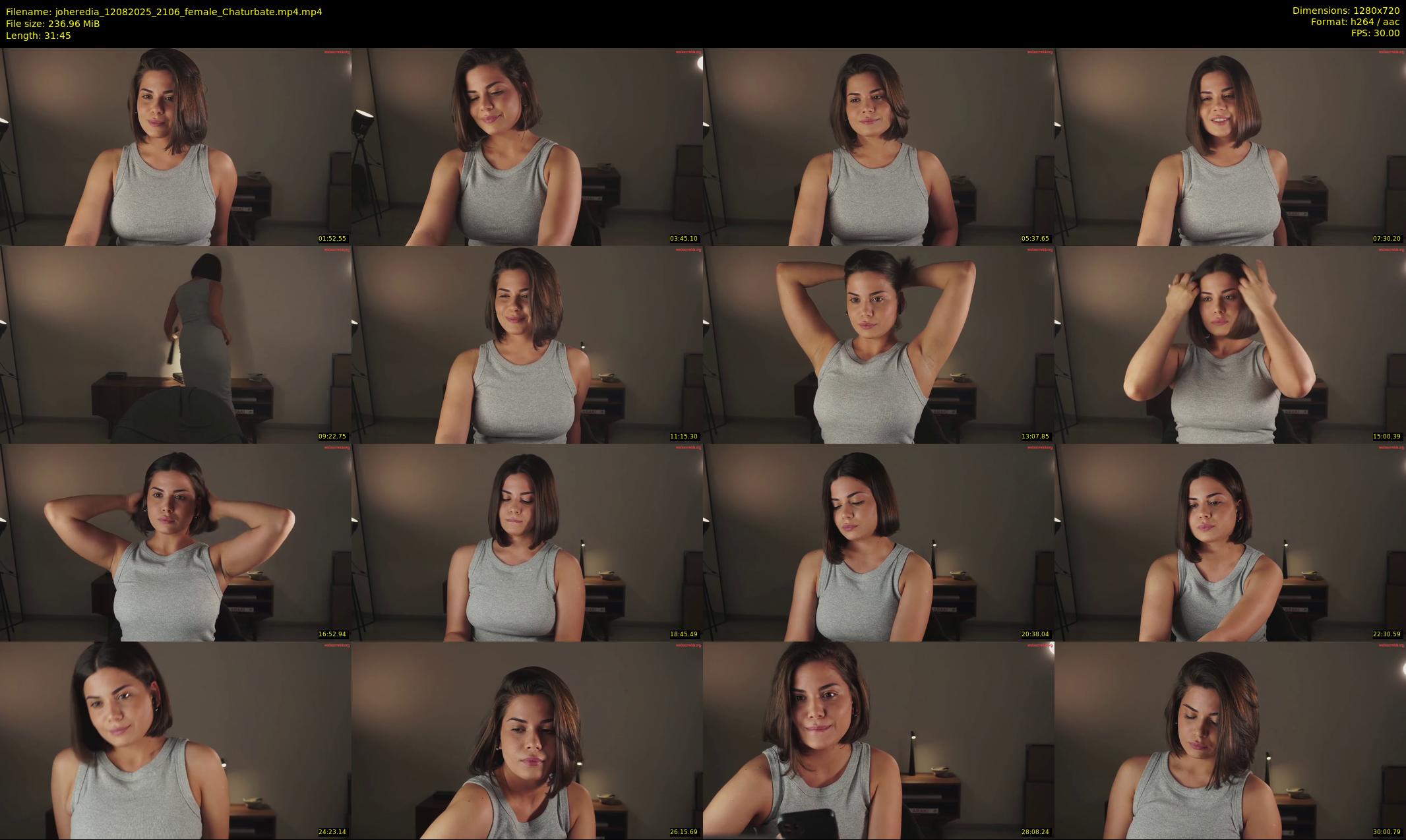 joheredia — 32 minute Chaturbate female cam show recording, 720p, Aug 12, 2025