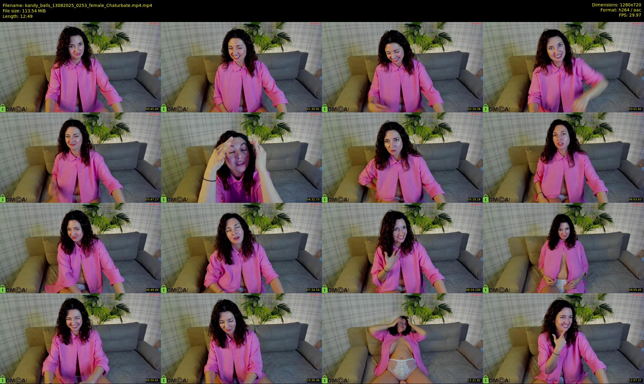 kandy_balls — 13 minute Chaturbate female cam show recording, 720p, Aug 13, 2025