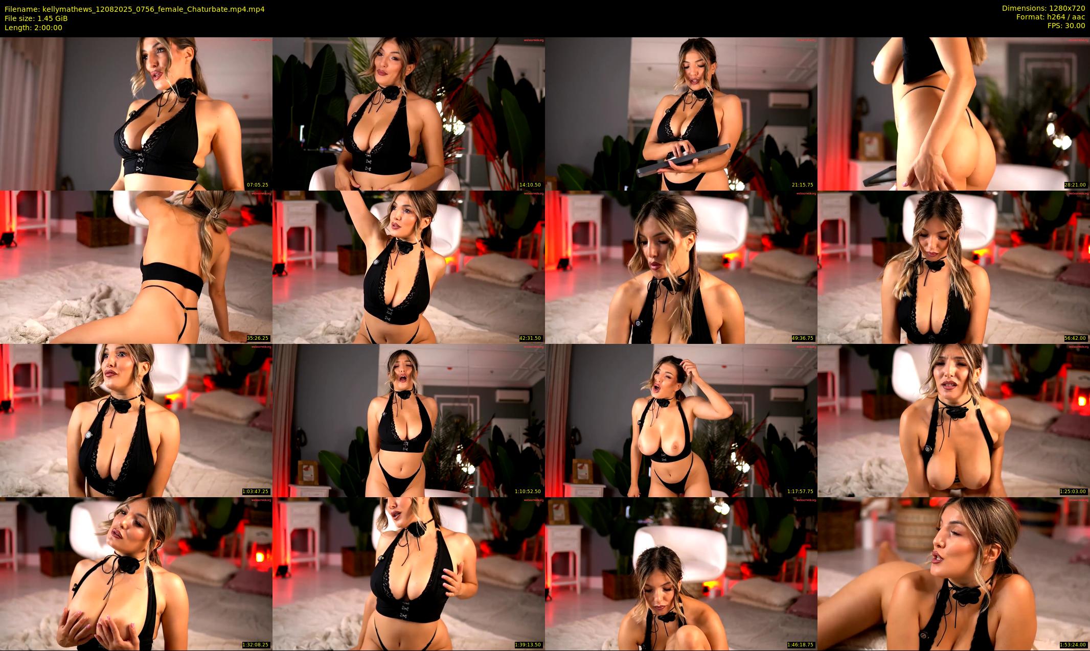kellymathews — 120 minute Chaturbate female cam show recording, 720p, Aug 12, 2025