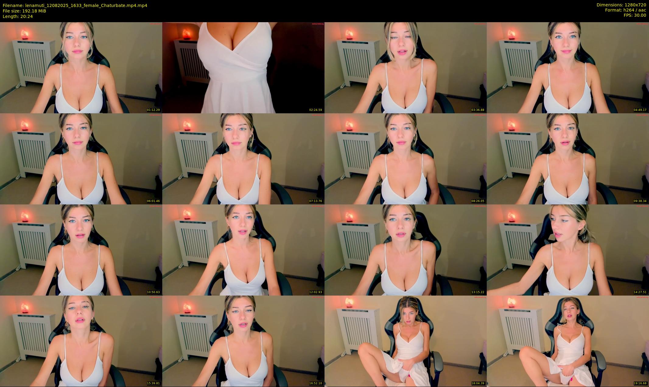 lenamuti — 21 minute Chaturbate female cam show recording, 720p, Aug 12, 2025