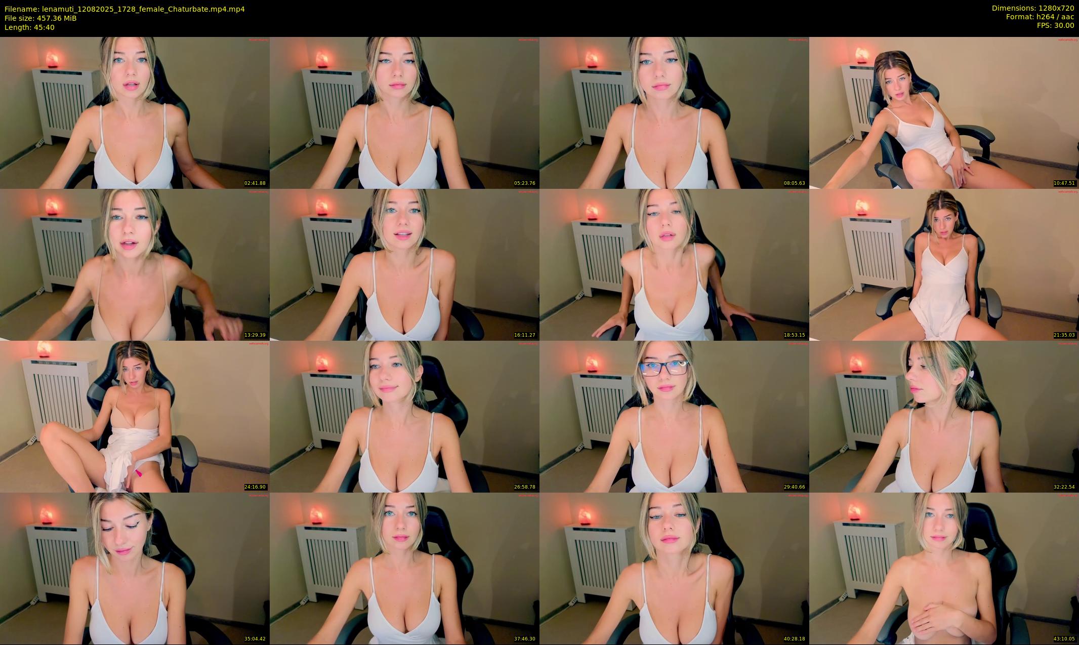 lenamuti — 46 minute Chaturbate female cam show recording, 720p, Aug 12, 2025