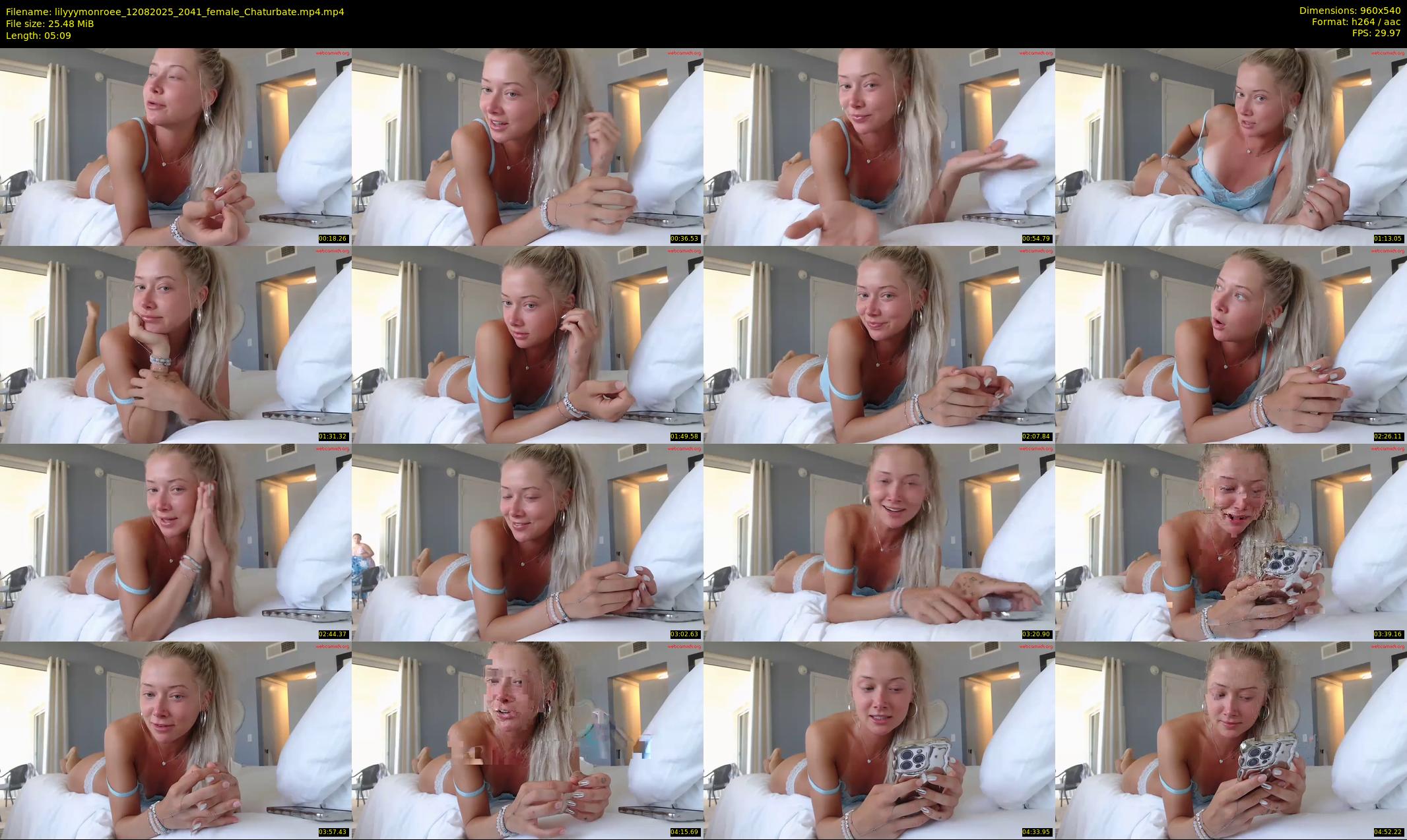 lilyyymonroee — 6 minute Chaturbate female cam show recording, 480p, Aug 12, 2025