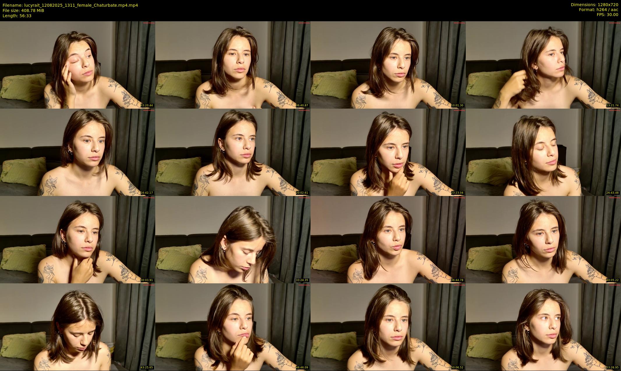 lucyrait — 57 minute Chaturbate female cam show recording, 720p, Aug 12, 2025