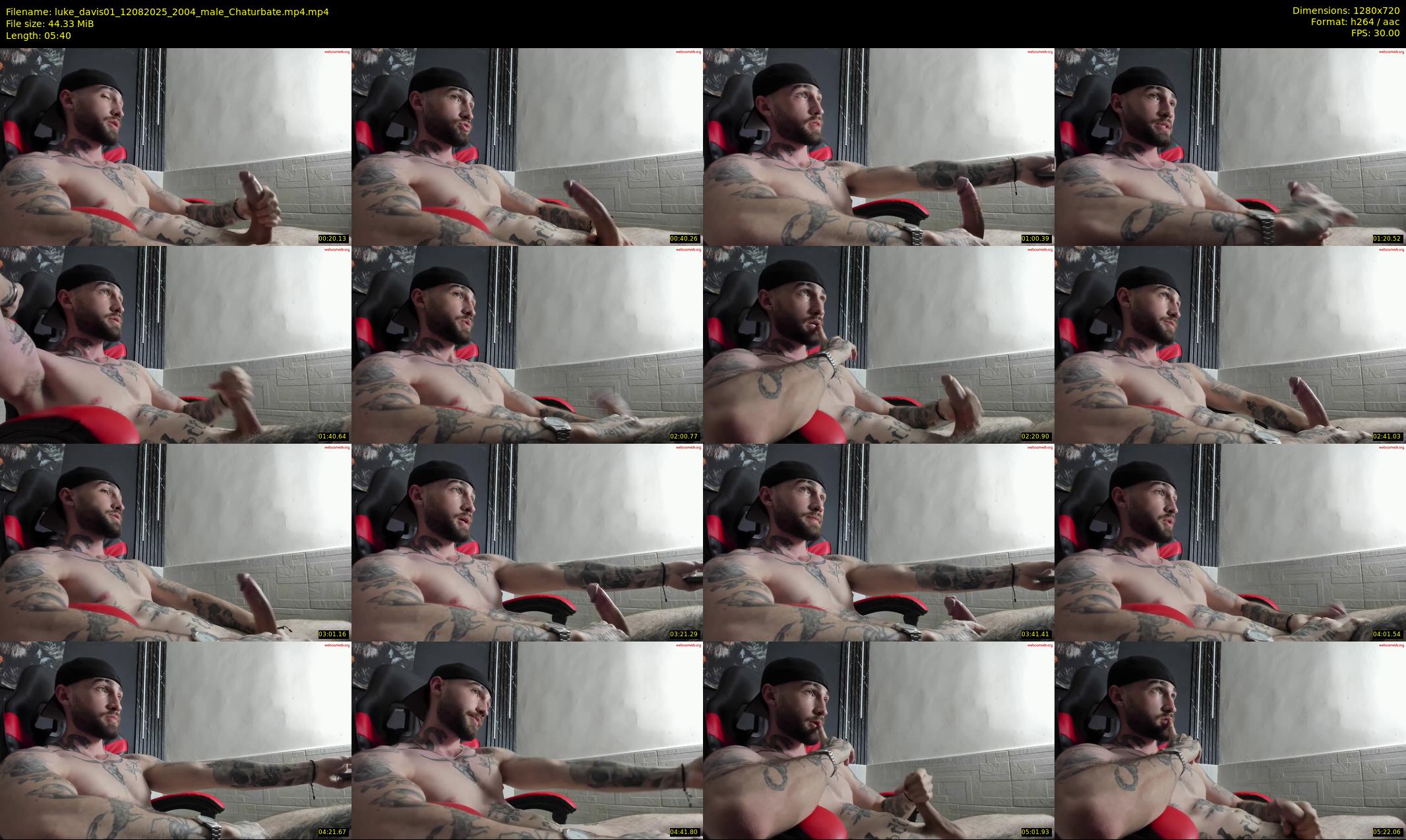 luke_davis01 — 6 minute Chaturbate male cam show recording, 720p, Aug 12, 2025