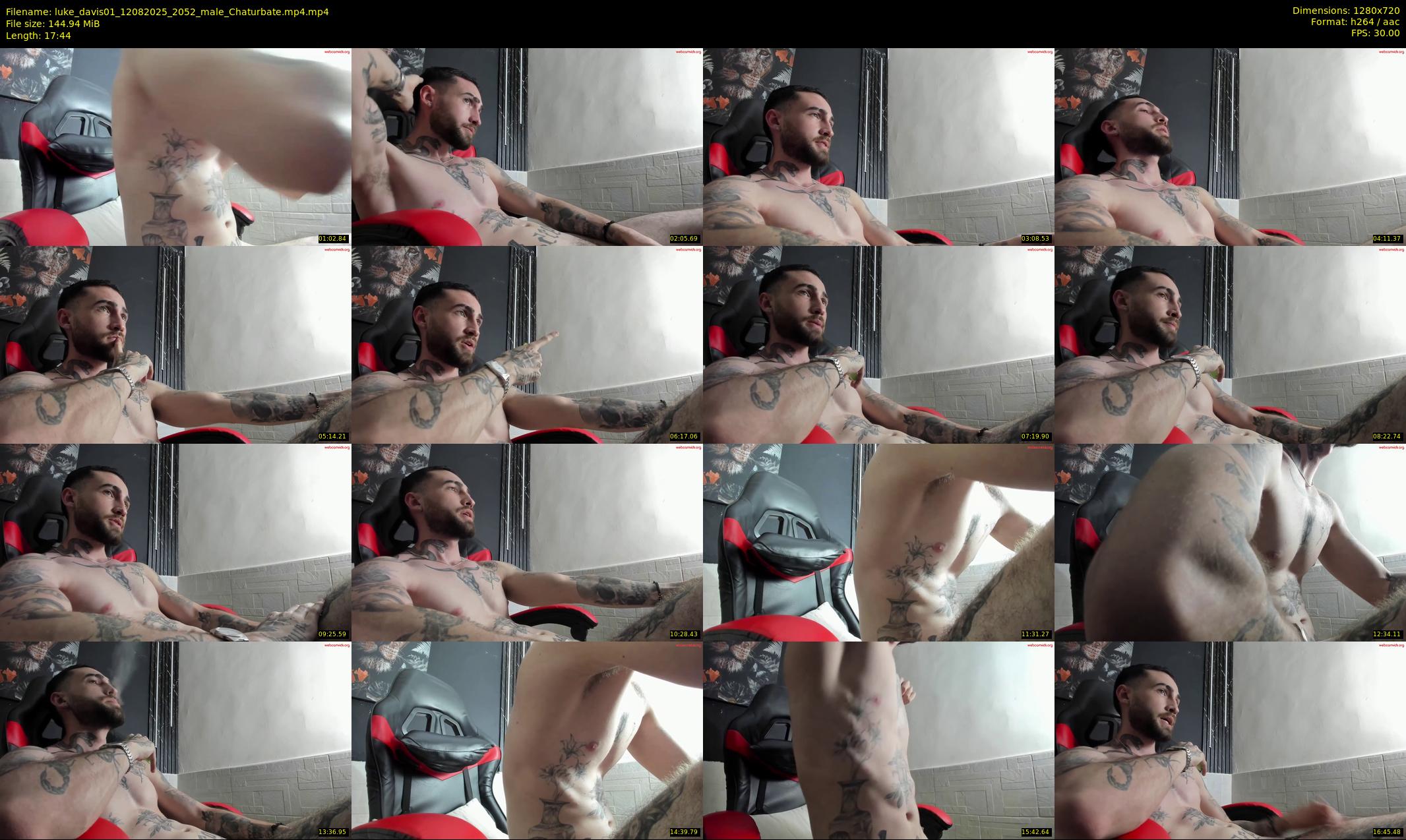 luke_davis01 — 18 minute Chaturbate male cam show recording, 720p, Aug 12, 2025