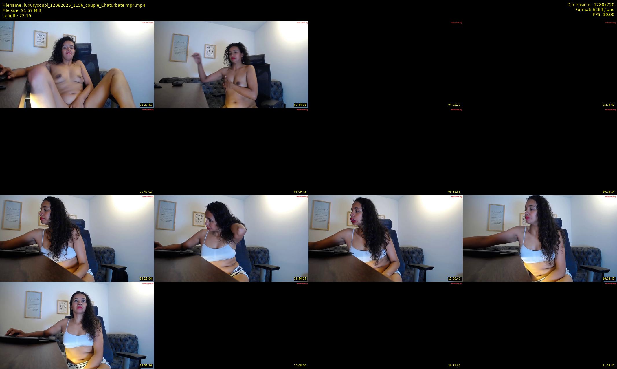 luxurycoupl — 24 minute Chaturbate couple cam show recording, 720p, Aug 12, 2025