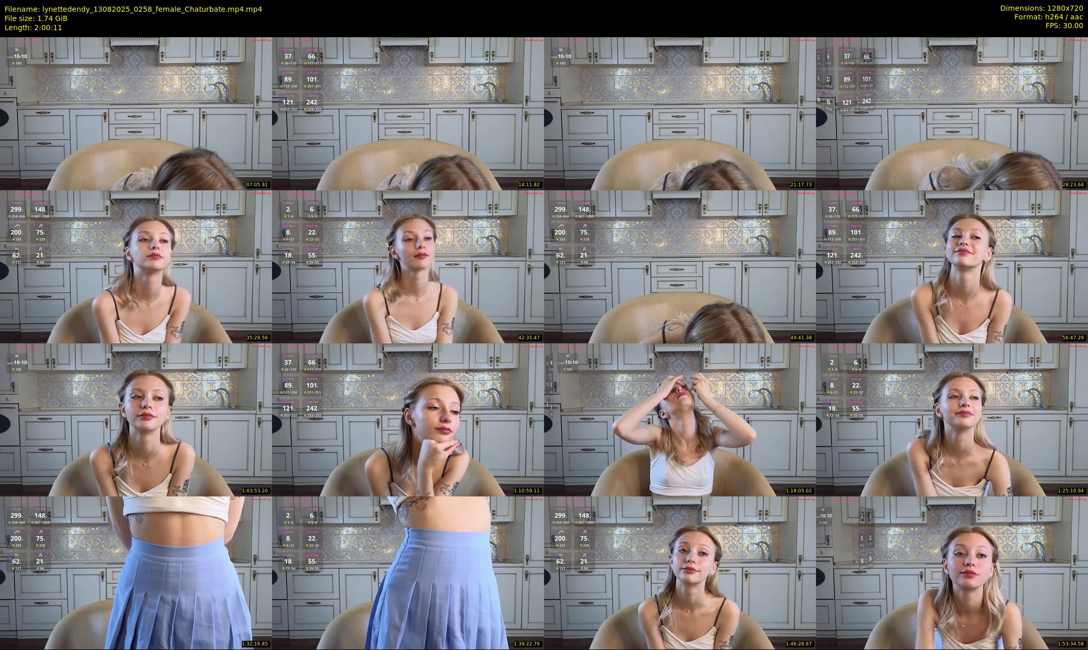 lynettedendy — 121 minute Chaturbate female cam show recording, 720p, Aug 13, 2025