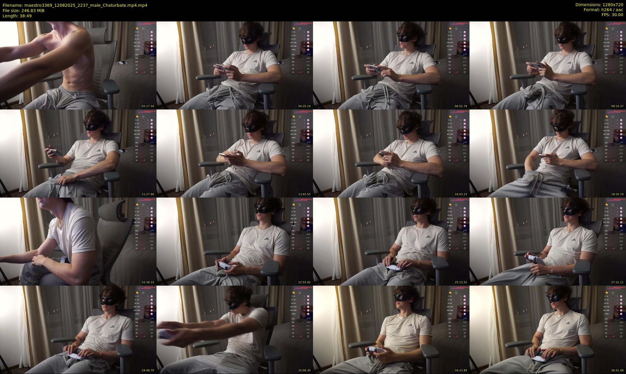 maestro3369 — 39 minute Chaturbate male cam show recording, 720p, Aug 12, 2025