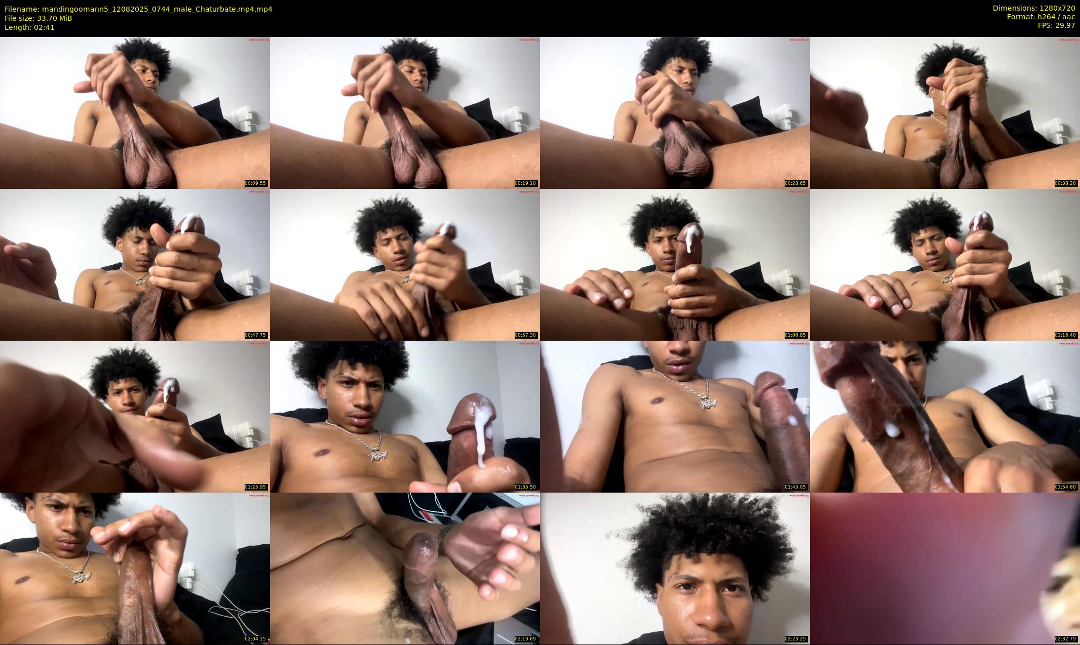 mandingoomann5 — 3 minute Chaturbate male cam show recording, 720p, Aug 12, 2025