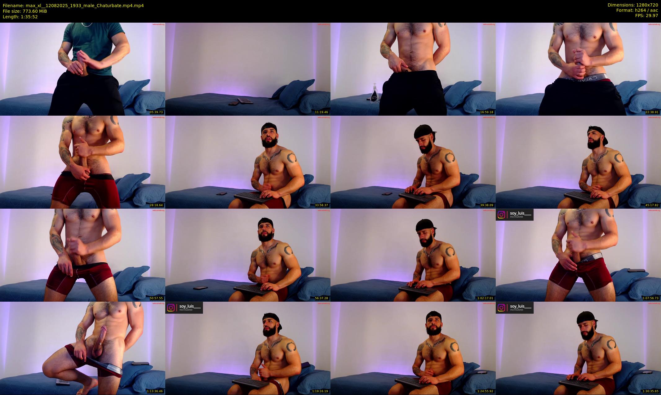 max_xl_ — 96 minute Chaturbate male cam show recording, 720p, Aug 12, 2025